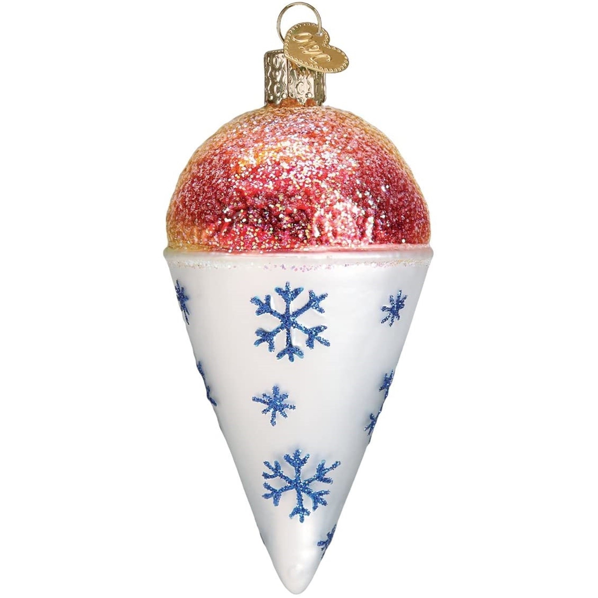 Old World Christmas Blown Glass Ornament for Christmas Tree, Snow Cone