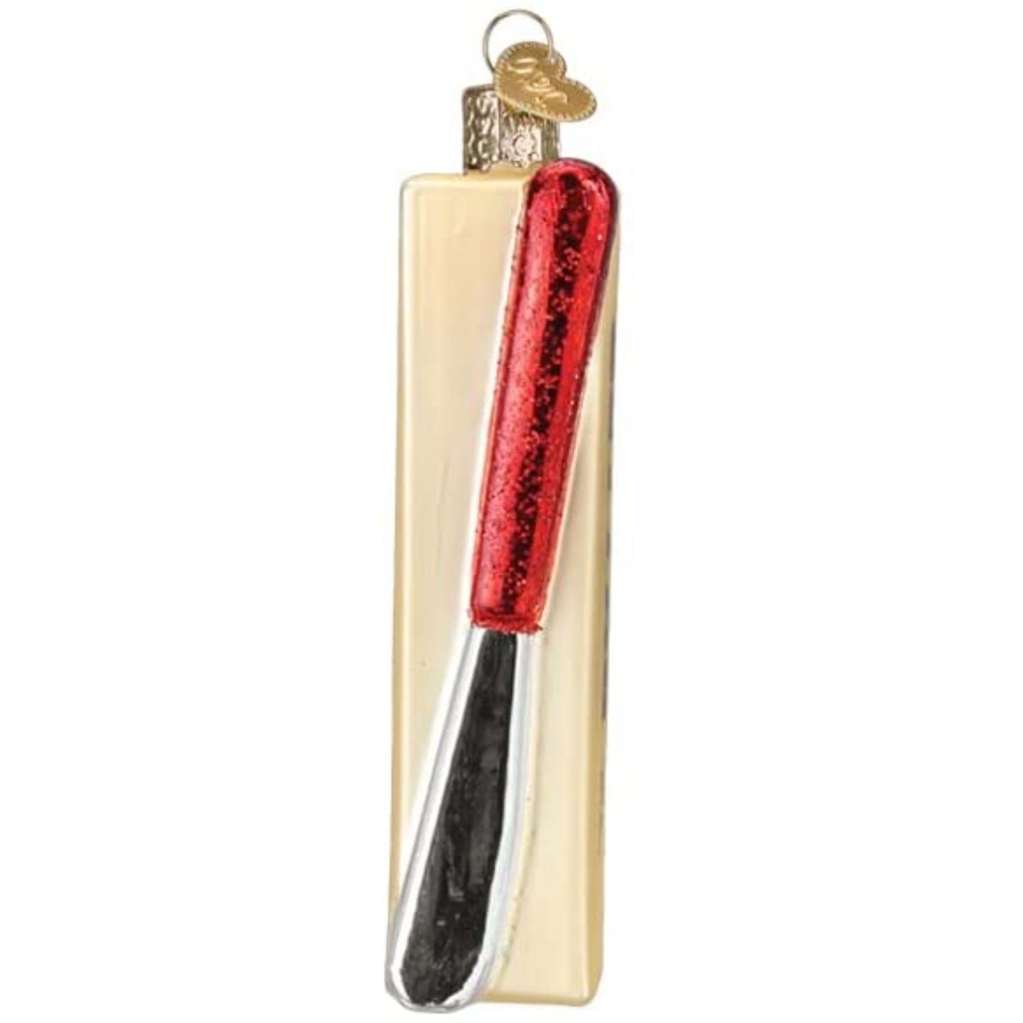 Old World Christmas Blown Glass Ornament for Christmas Tree, Stick of Butter