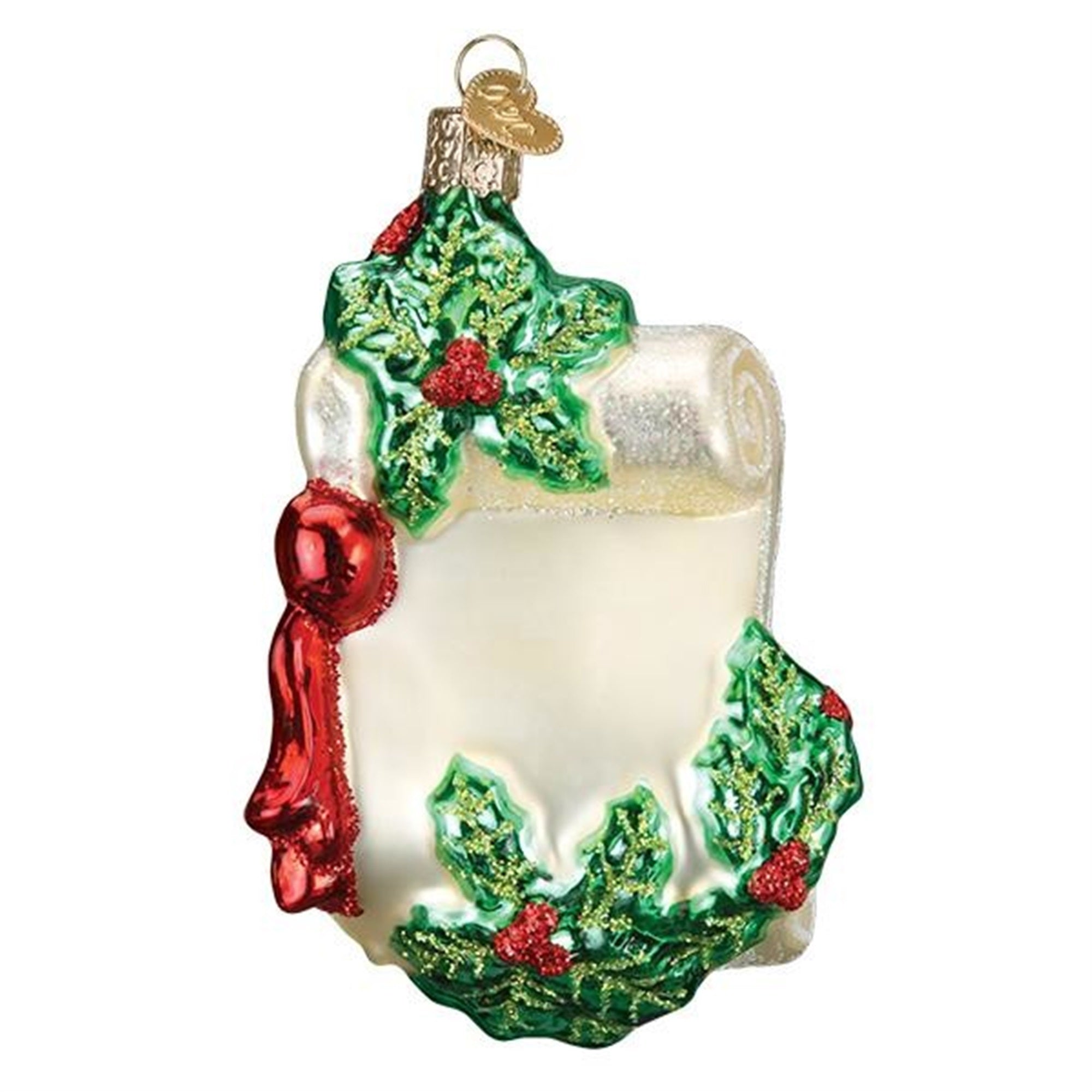 Old World Christmas Blown Glass Ornament for Christmas Tree, Joy to The World