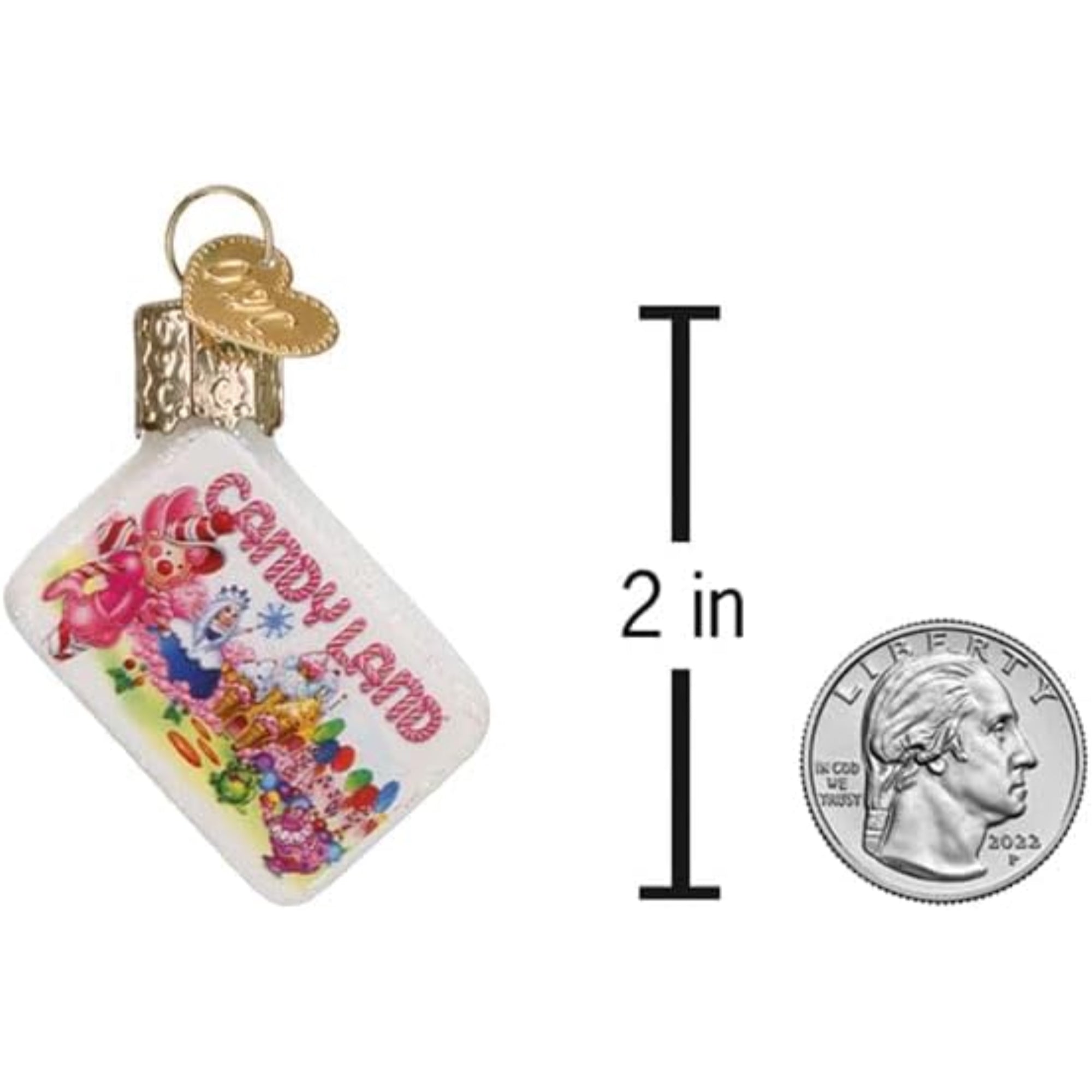 Old World Christmas Blown Glass Ornament for Christmas Tree, Mini Candy Land (with OWC Gift Box)
