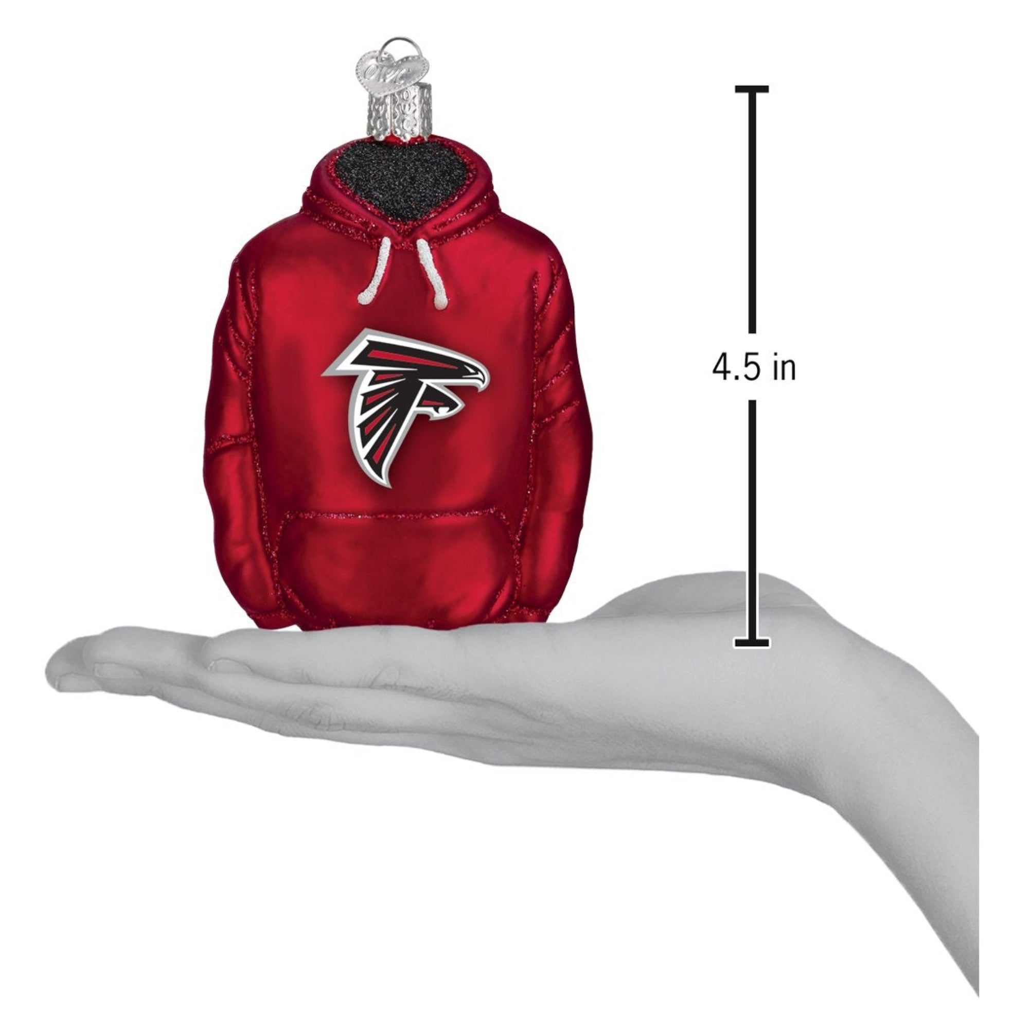 Old World Christmas Blown Glass Ornament for Christmas Tree, Atlanta Falcons Hoodie