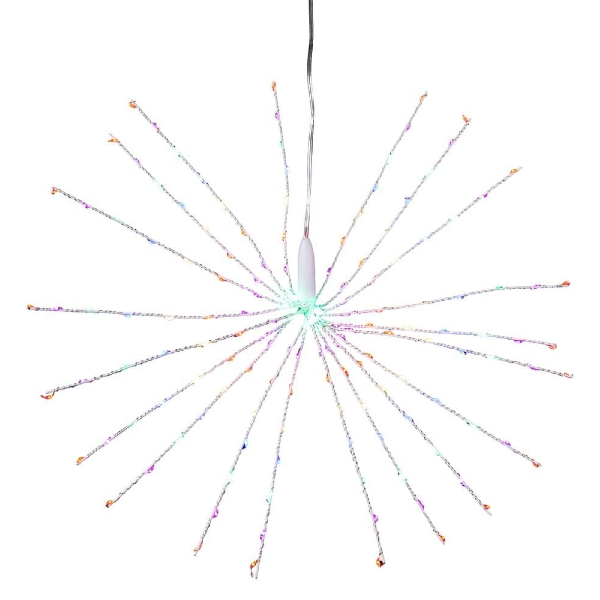 Kurt Adler Pre-Lit 3D Fairy Starburst Light, Multicolor, 16in