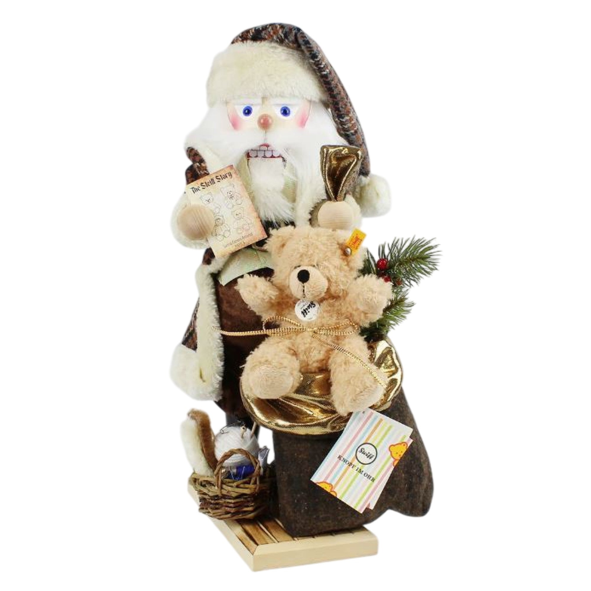 Steinbach Wooden Big Nutcracker, Santa Comes Around - Part 3, 18in