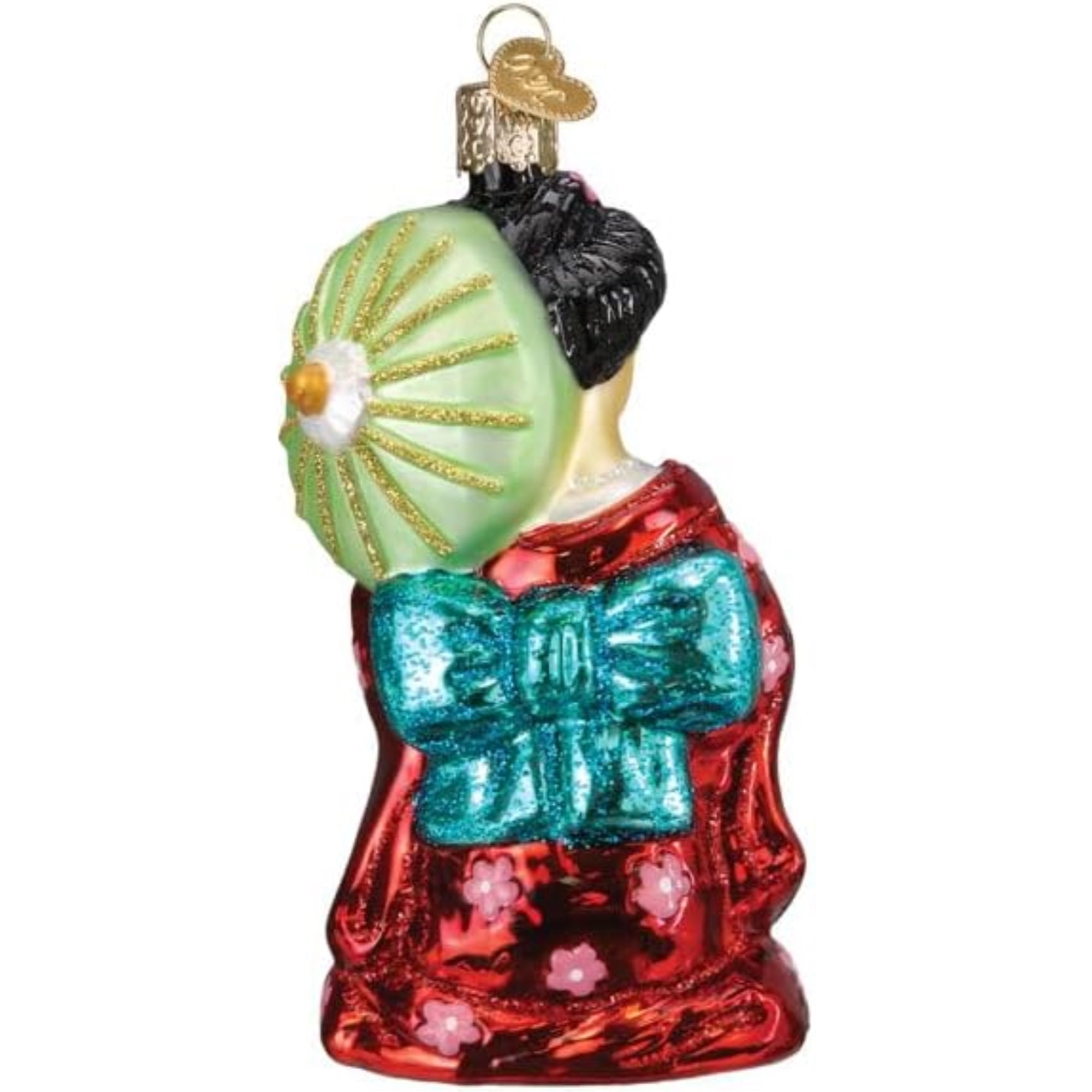 Old World Christmas Blown Glass Ornament for Christmas Tree, Geisha (with OWC Gift Box)