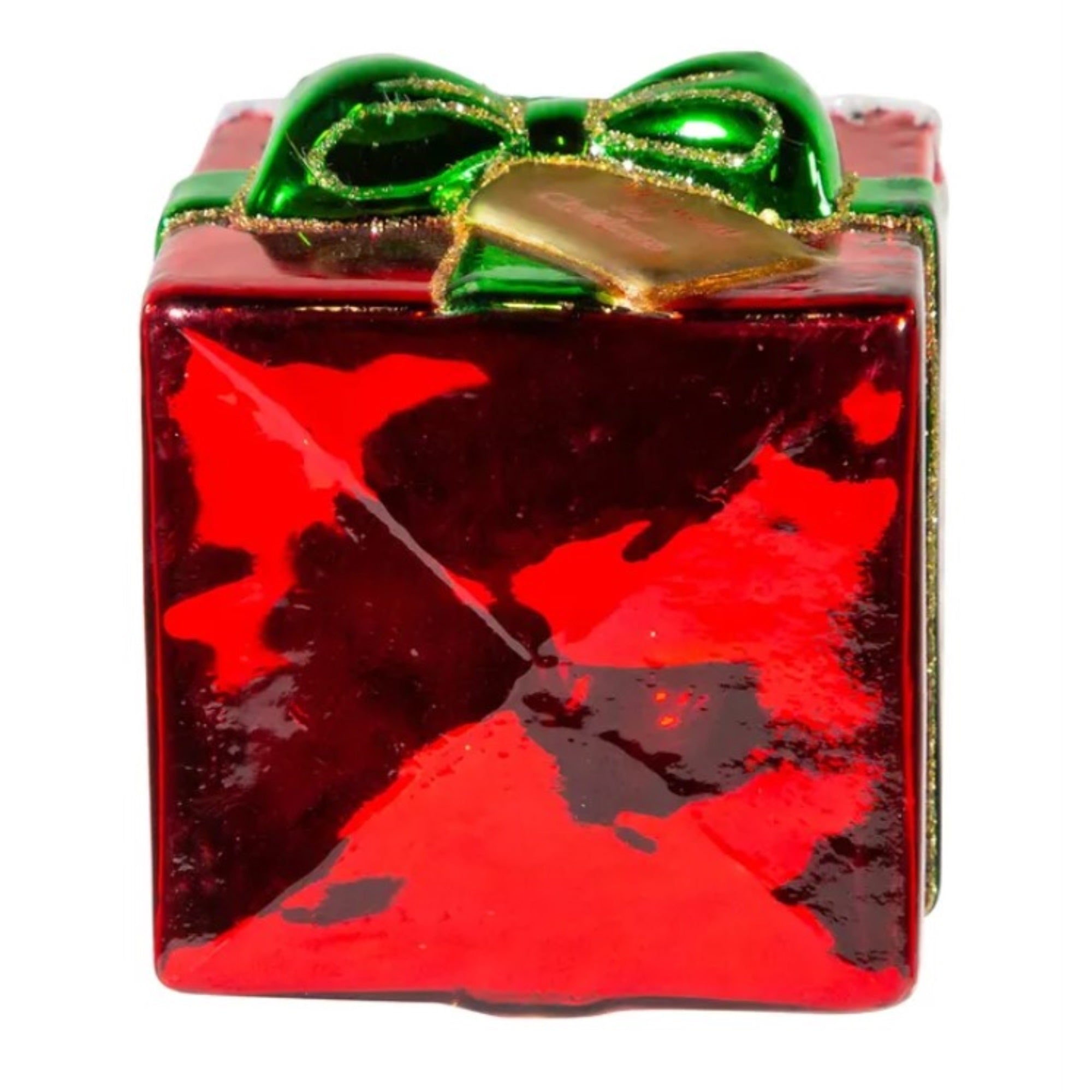 Kurt Adler Noble Gems Glass Ornament for Christmas Tree, COVID-19 Vaccine Gift Box