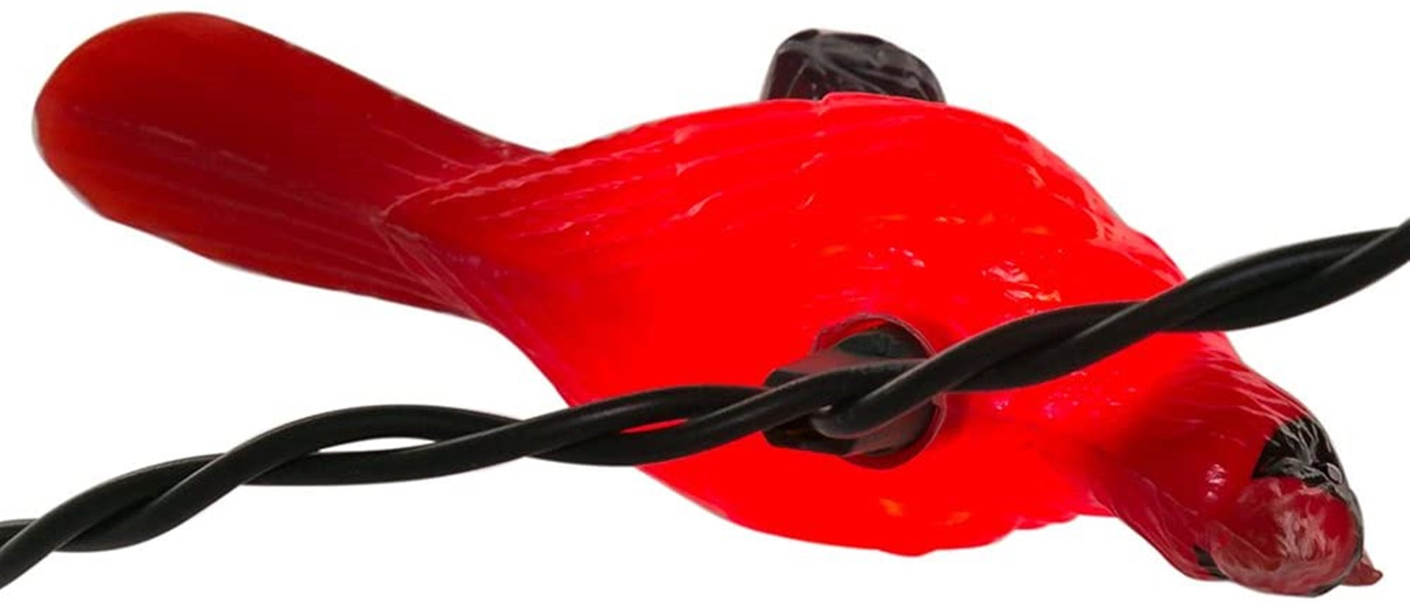 Kurt Adler Indoor/Outdoor Novelty Light Set, 10 UL Listed Incandescent Lights, Red Cardinals, 11.5ft