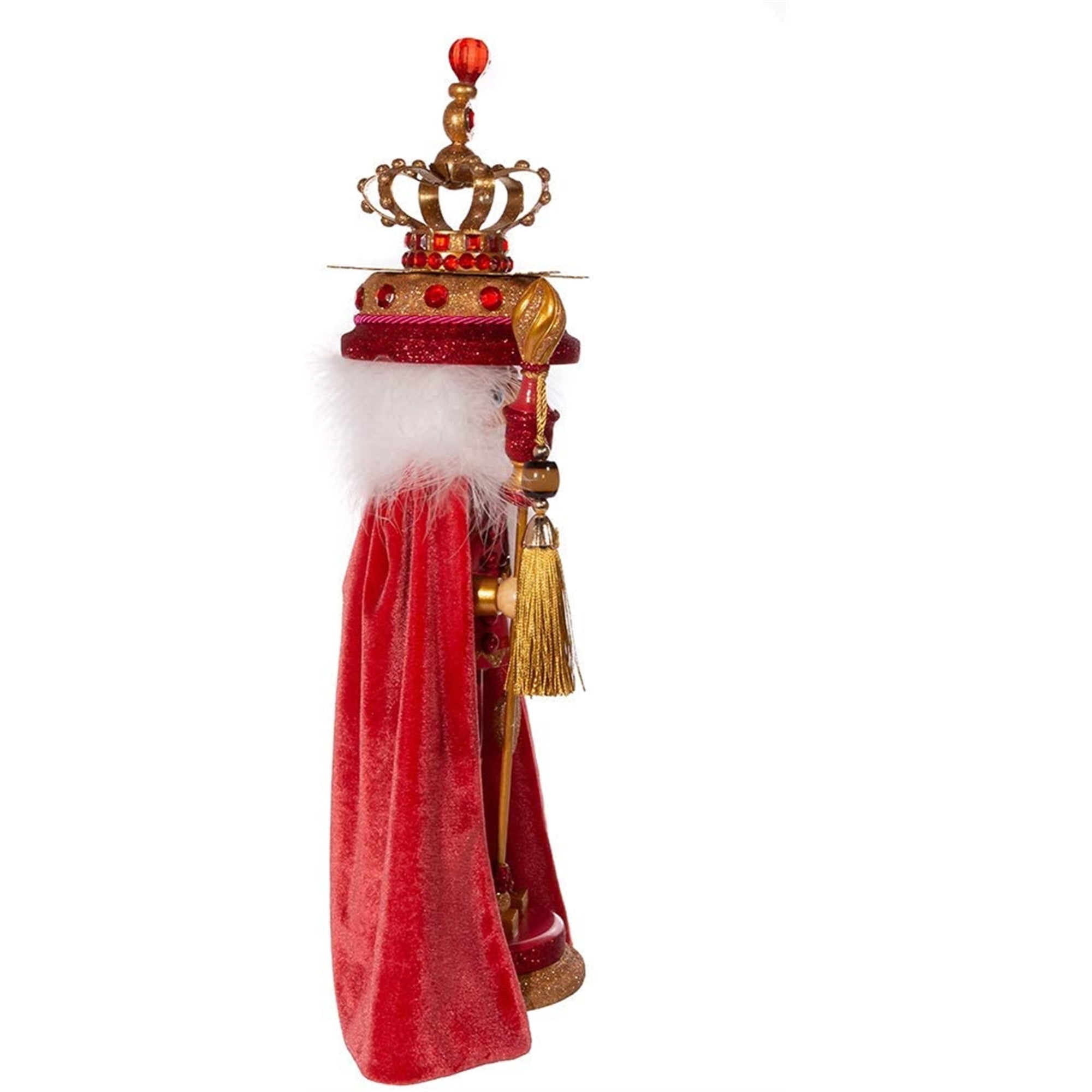 Kurt Adler Hollywood Nutcrackers, Coral King, 18"