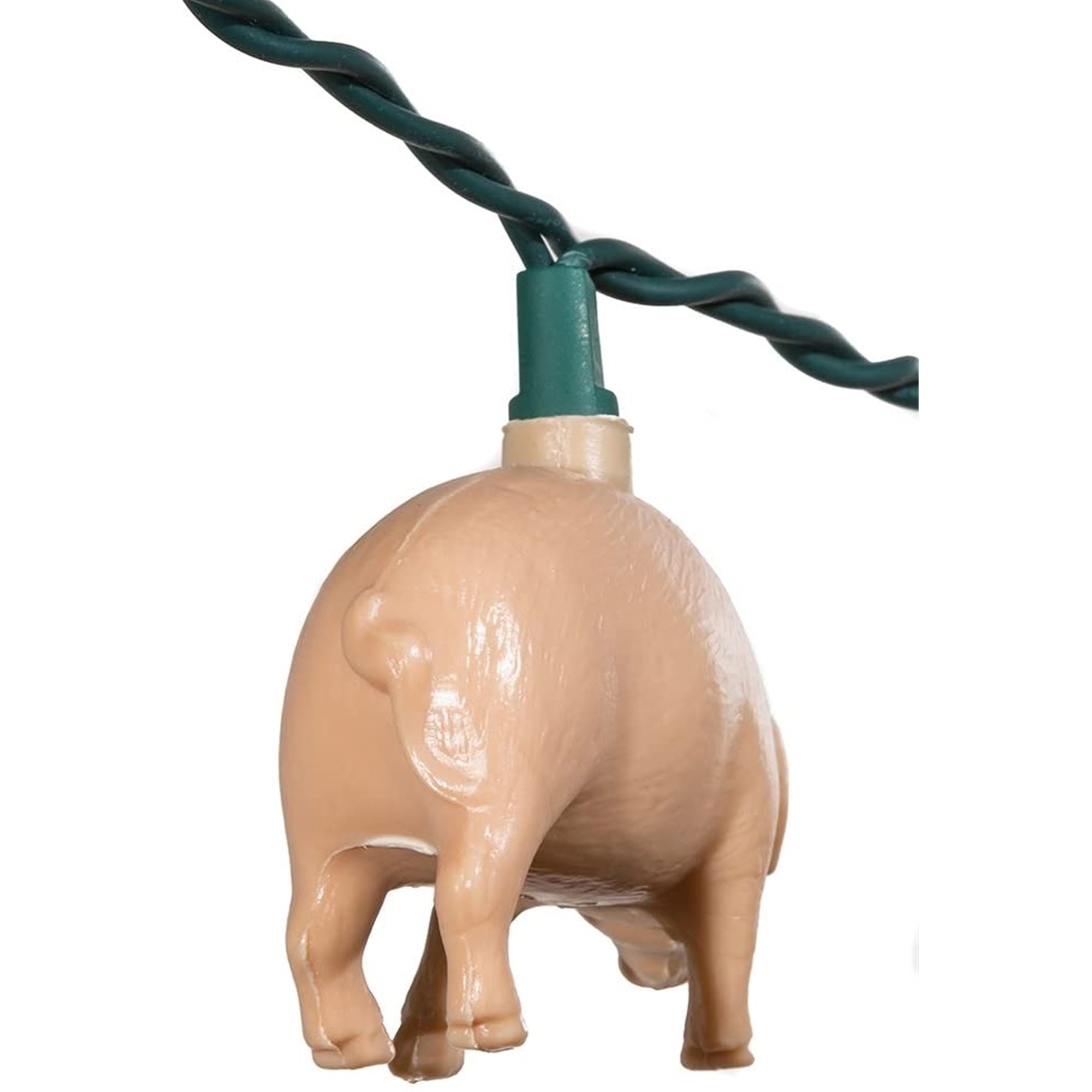Kurt Adler Indoor/Outdoor Novelty String 10-Light Set, Pink Pigs, 11.5'