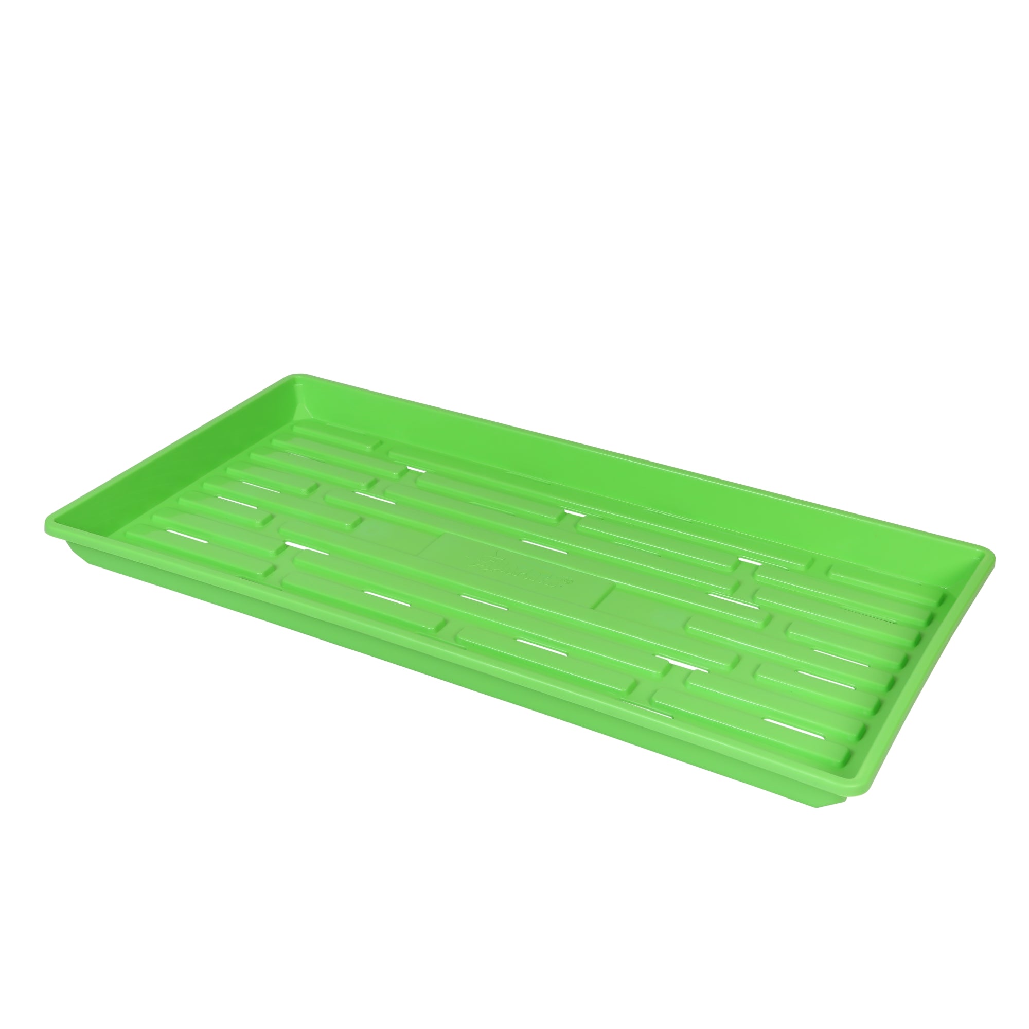 SUNPACK 10” x 20” Indoor Gardening Shallow Plastic Seeding Tray for Greenhouses, 1"