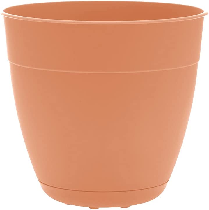 Bloem Dayton Recycled Ocean Plastic Planter With Attached Saucer