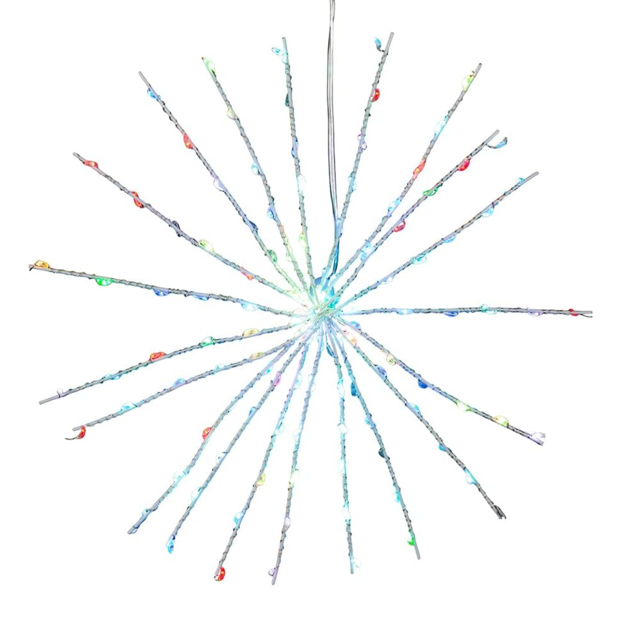 Kurt Adler Pre-Lit Color Changing 3D Twinkle Fairy Starburst Light, 12in