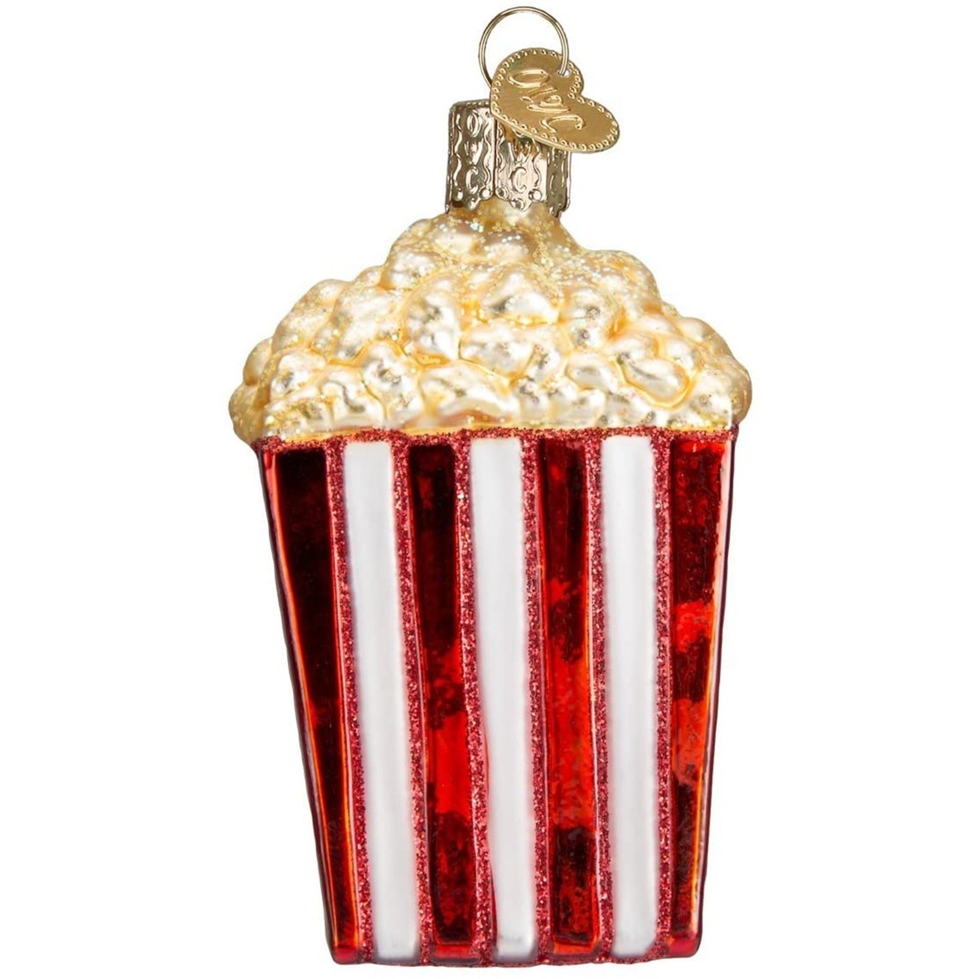 Old World Christmas Blown Glass Ornament for Christmas Tree, Popcorn