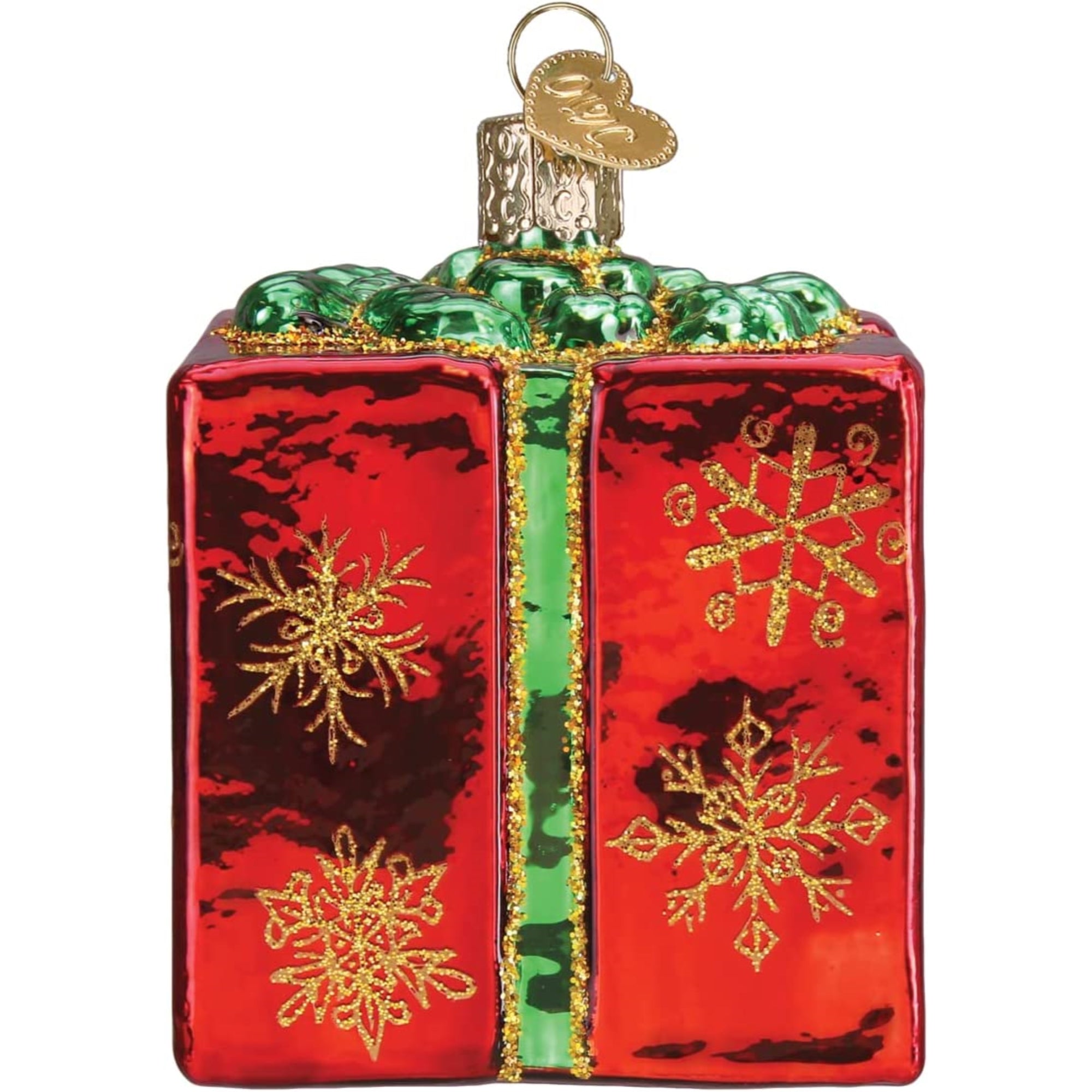 Old World Christmas Blown Glass Ornament for Christmas Tree, Red Gift Box