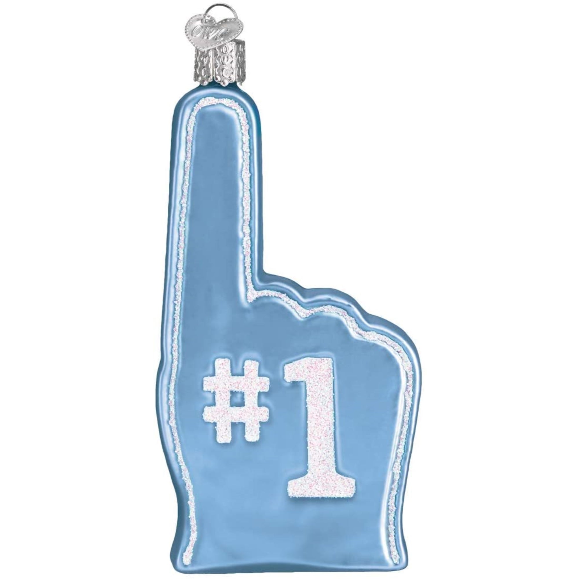 Old World Christmas Tennessee Titans Foam Finger Ornament For Christmas Tree