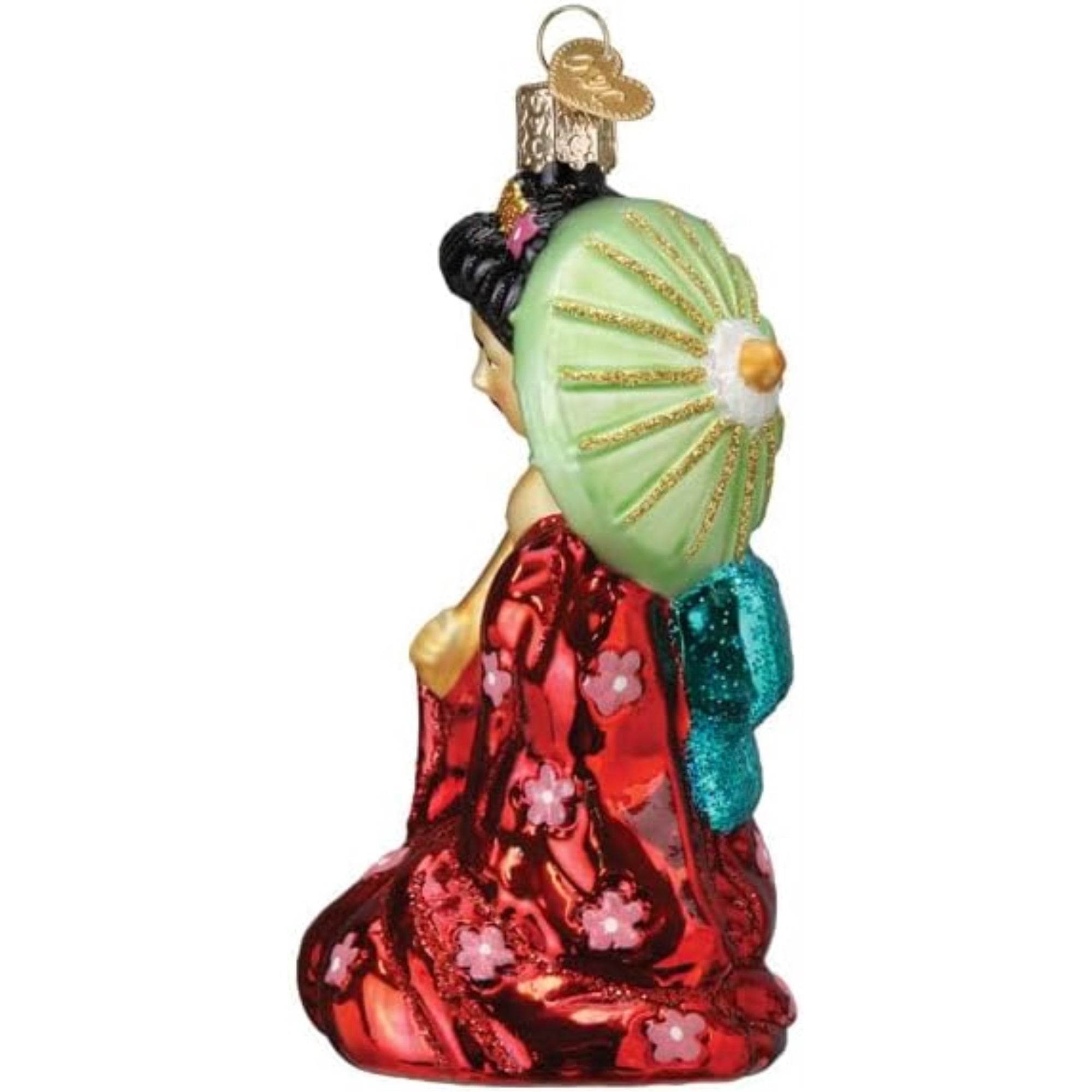Old World Christmas Blown Glass Ornament for Christmas Tree, Geisha (with OWC Gift Box)