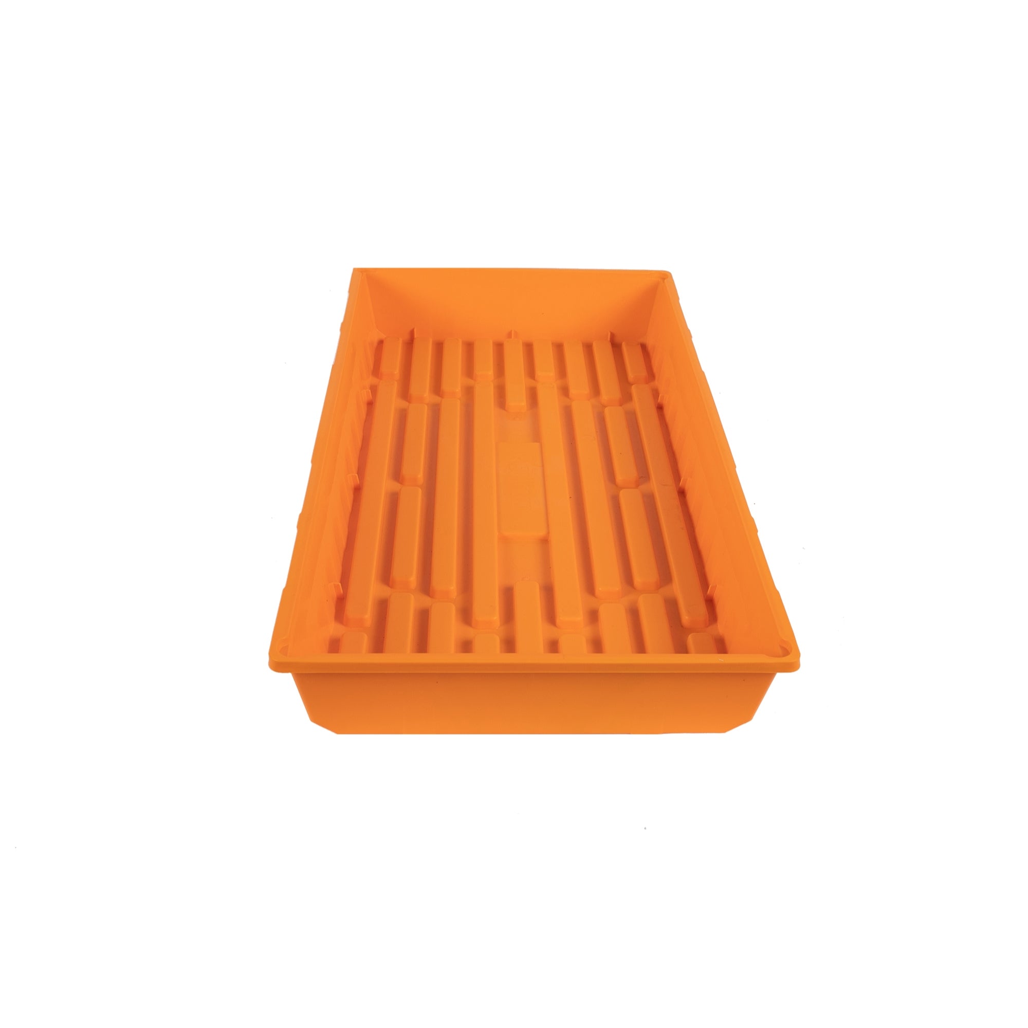 SUNPACK 10” x 20” Indoor Gardening Mega Tray Plastic Seeding Tray for Greenhouses, 2.5”