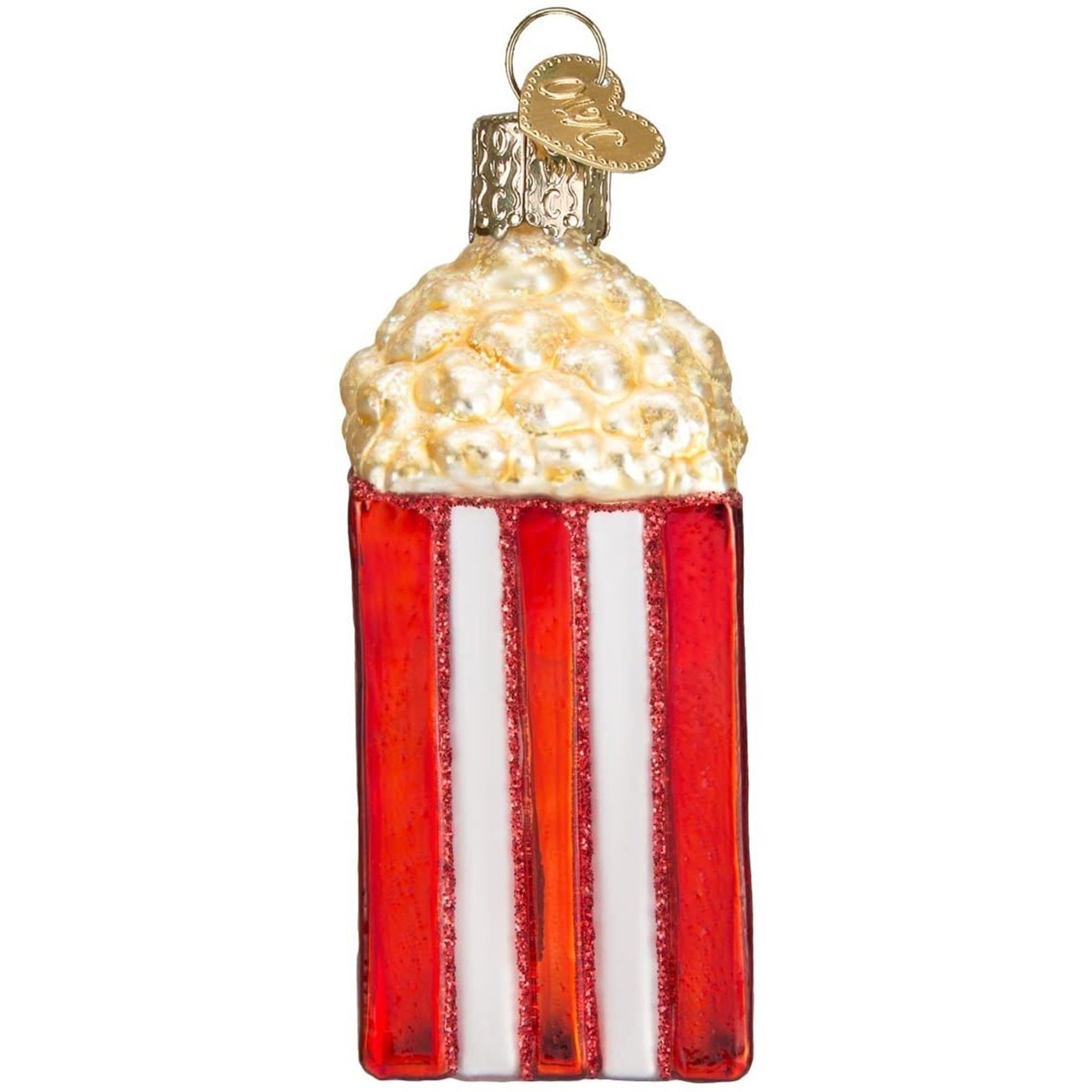Old World Christmas Blown Glass Ornament for Christmas Tree, Popcorn