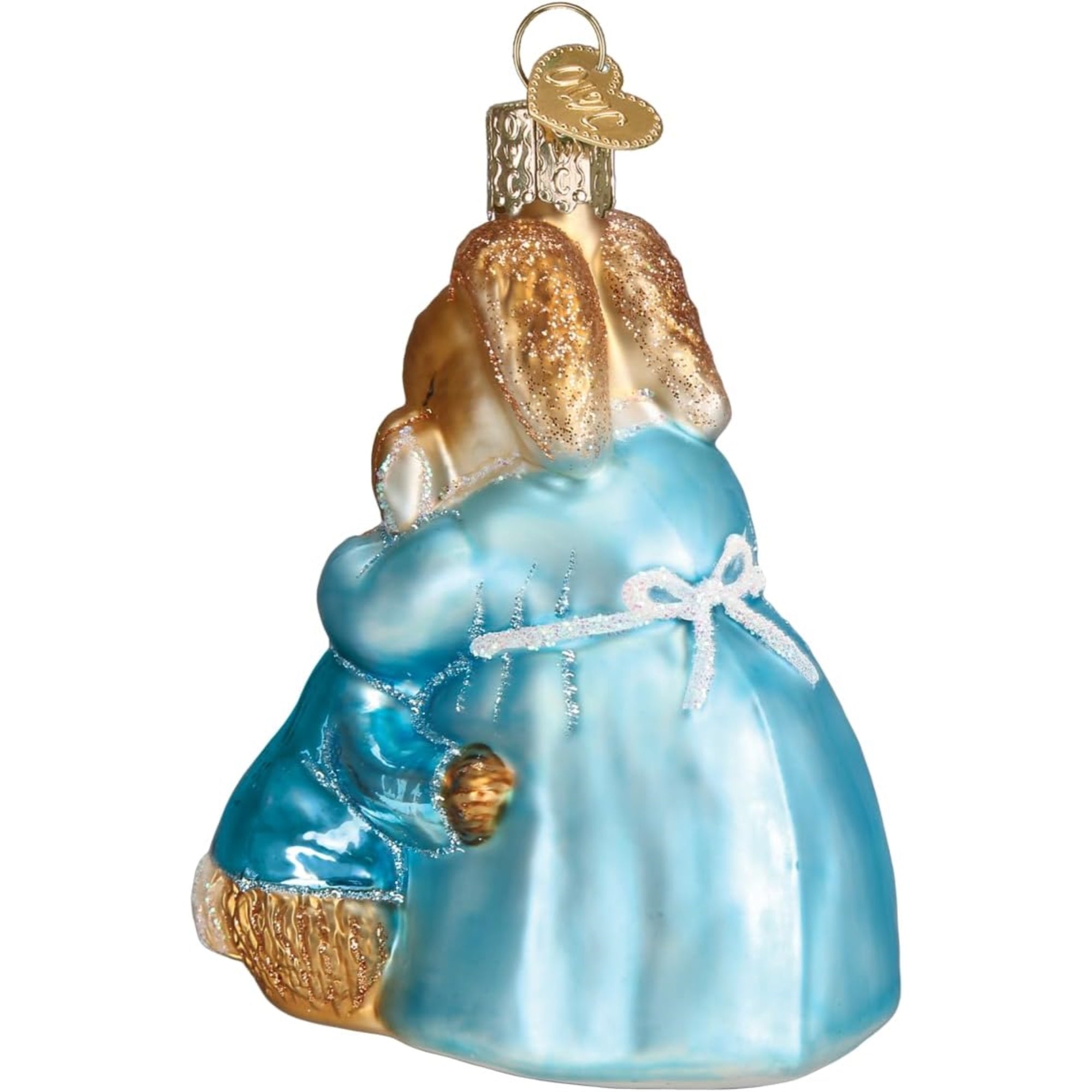 Old World Christmas Blown Glass Ornament for Christmas Tree, Mrs. Rabbit And Peter