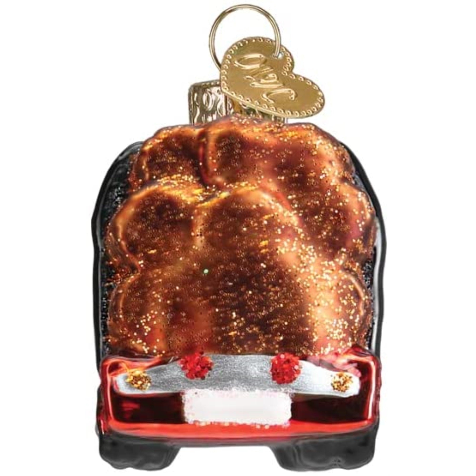 Old World Christmas Blown Glass Ornament for Christmas Tree, Logging Truck