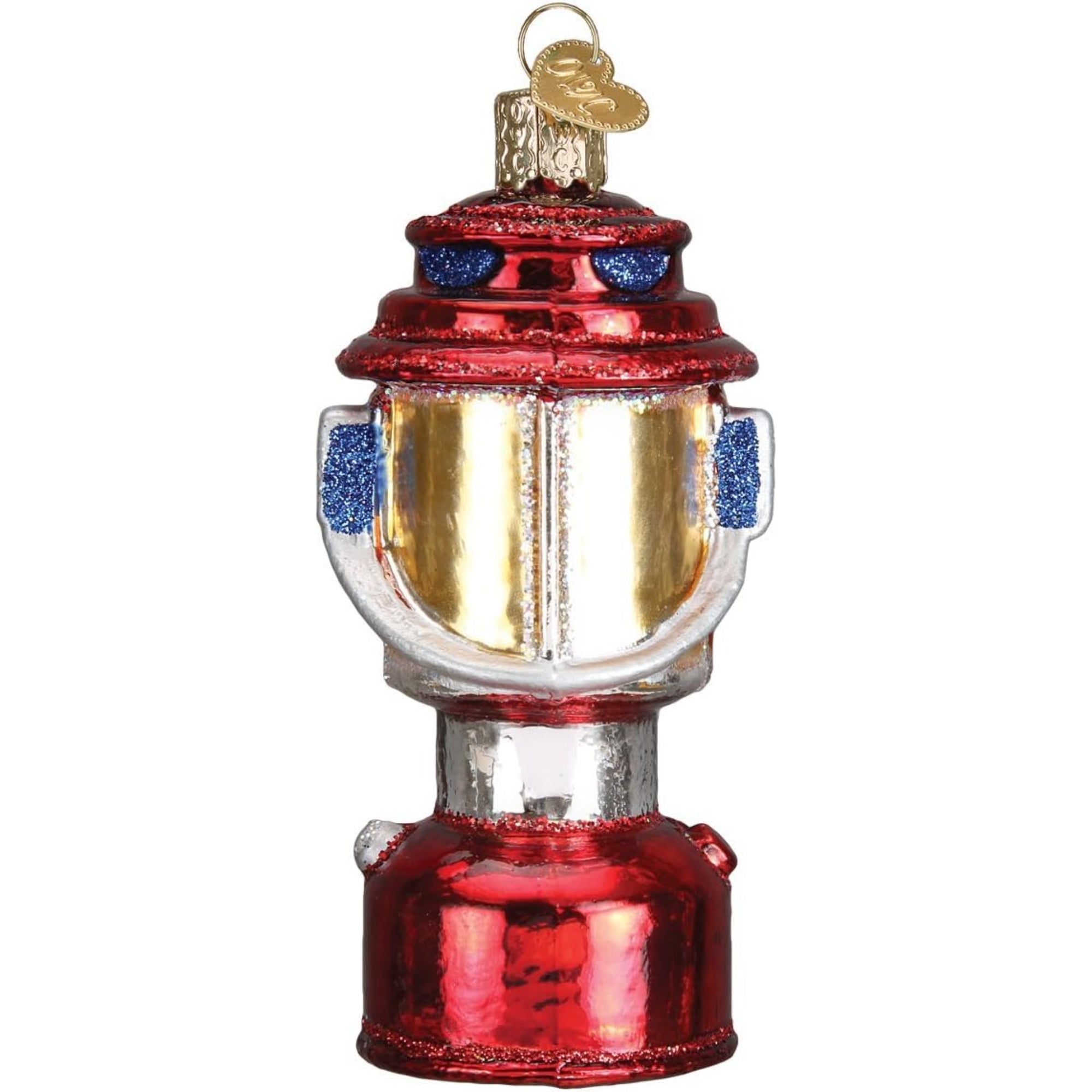 Old World Christmas Blown Glass Ornament for Christmas Tree, Camping Lantern