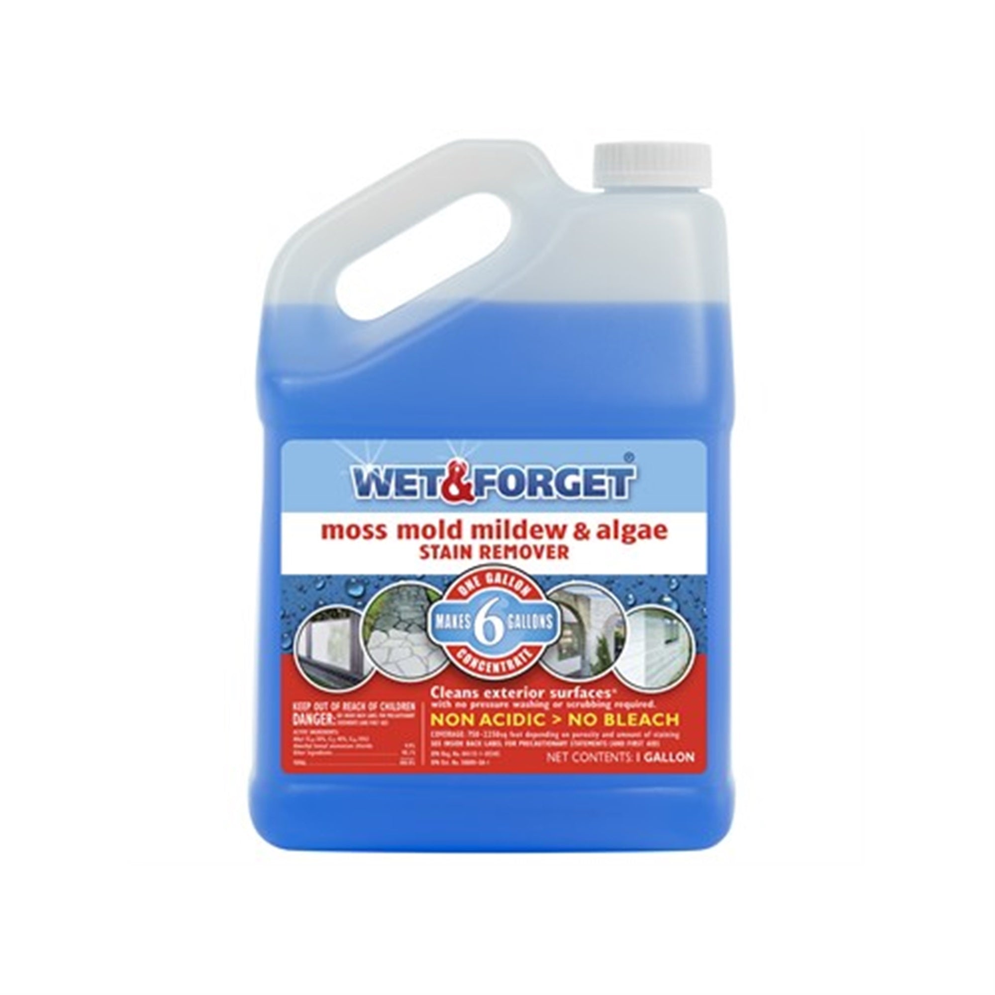 Wet & Forget Outdoor Moss, Mold and Mildew Stain Remover Concentrate