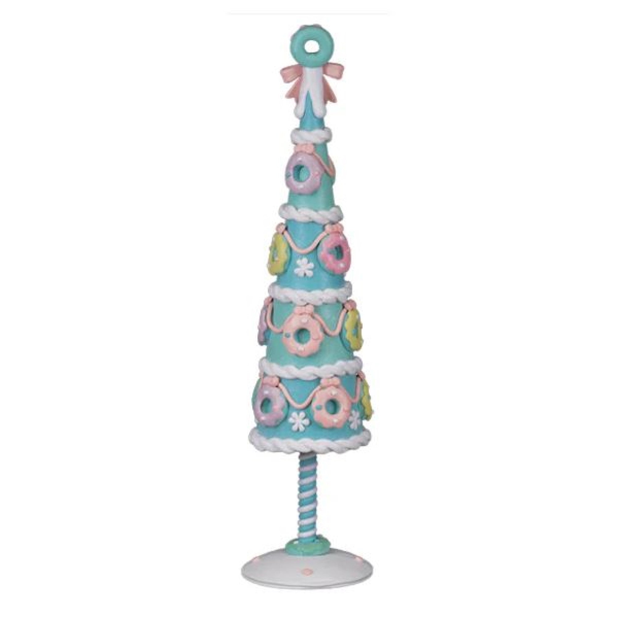 Old World Christmas Tabletop Resin Touch of Whimsy Christmas Tree, 17.5in