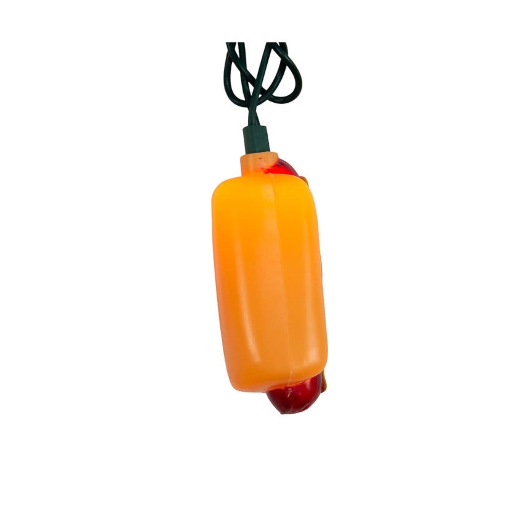 Kurt Adler Indoor/Outdoor Novelty Light Set, 10 UL Listed Incandescent Lights, Hot Dogs, 12ft