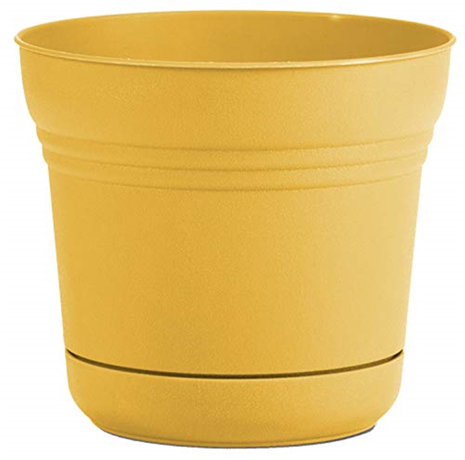Bloem Saturn Plastic In/Outdoor Flower Pot Planter with Saucers