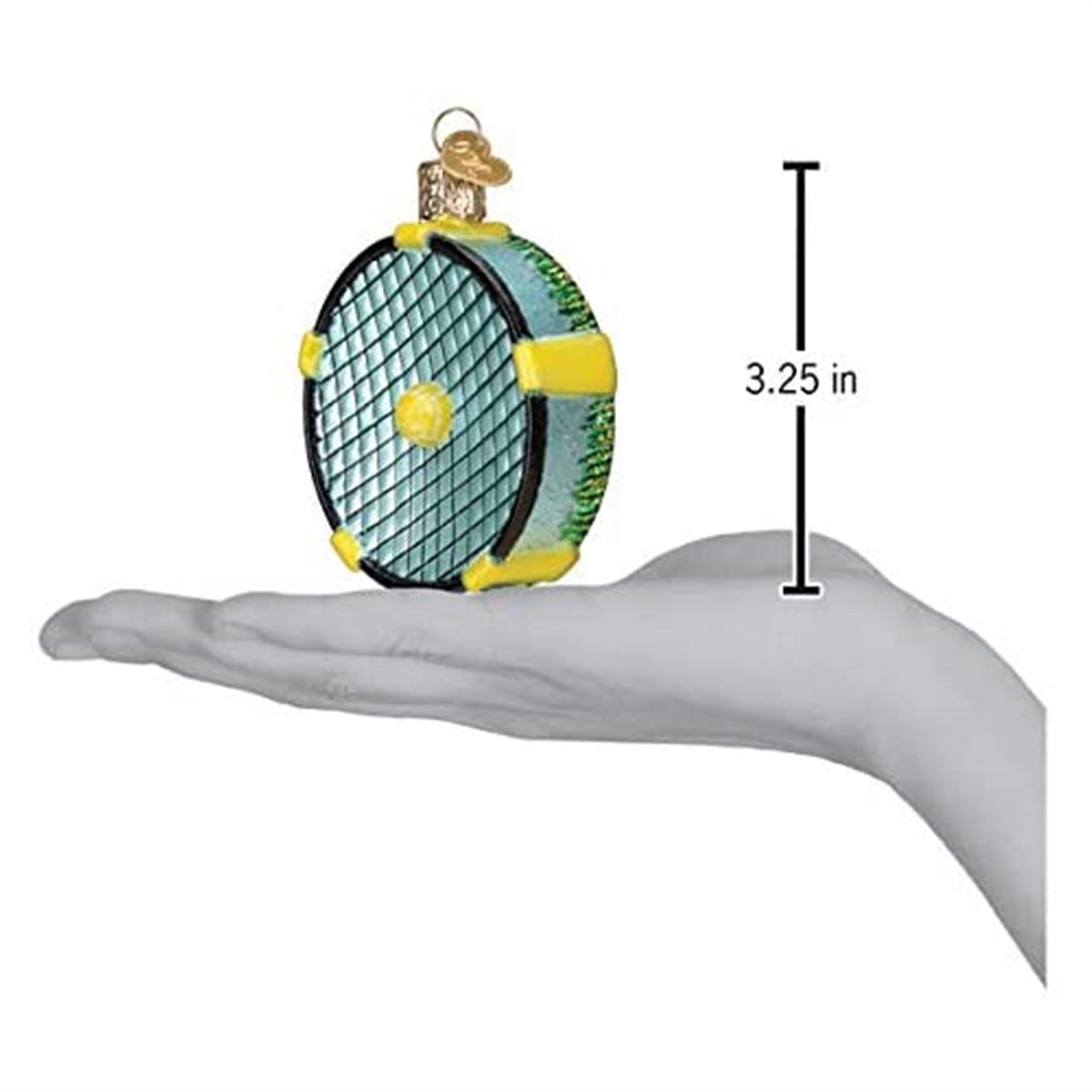 Old World Christmas Blown Glass Ornament for Christmas Tree, Roundnet