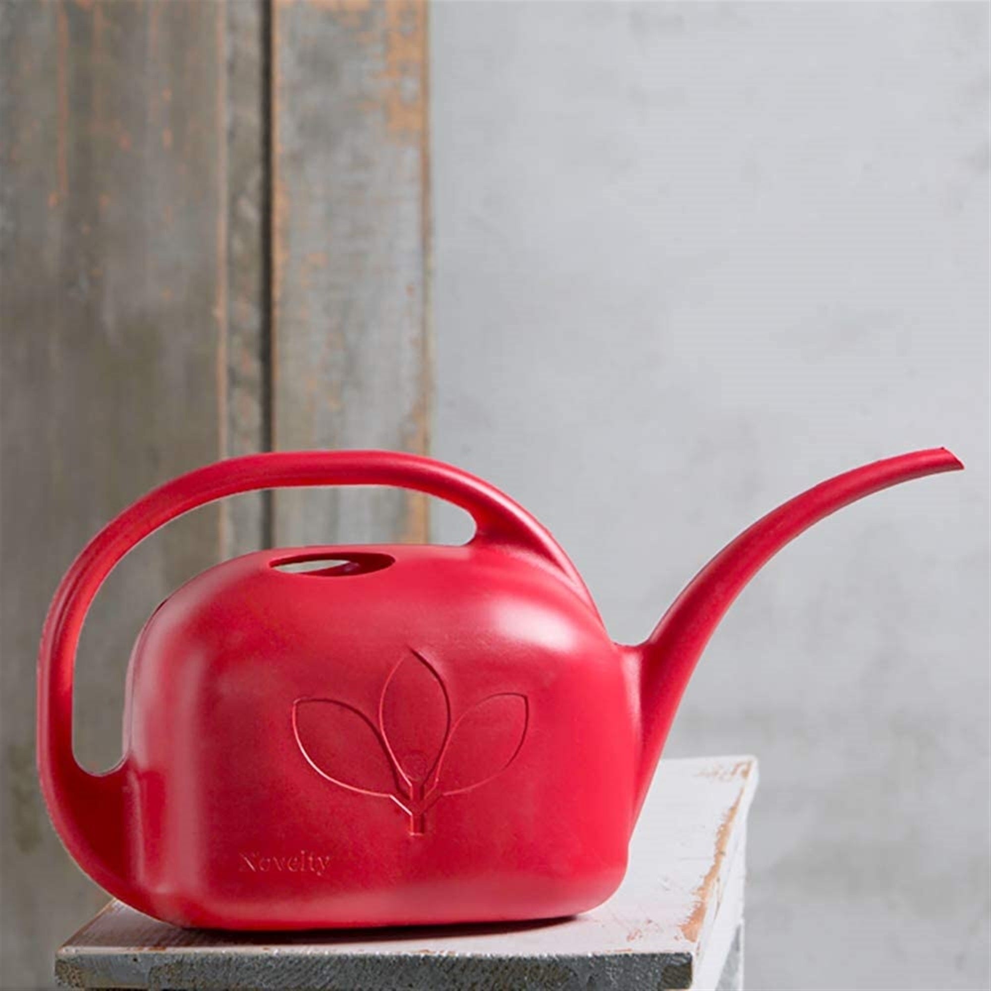 Novelty Indoor Long Spout Watering Can, 1 Gallon, Red