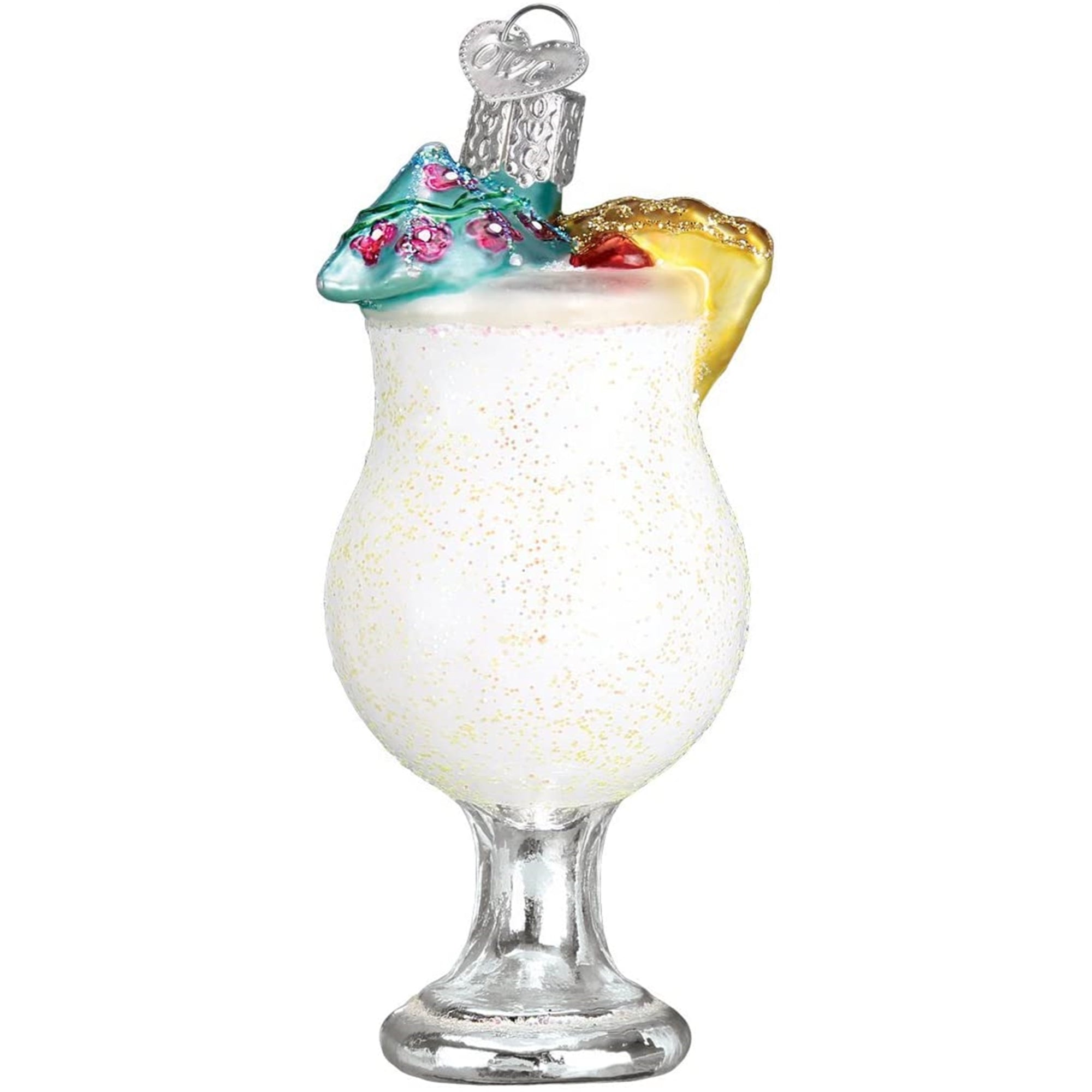 Old World Christmas Blown Glass Ornament for Christmas Tree, Pina Colada