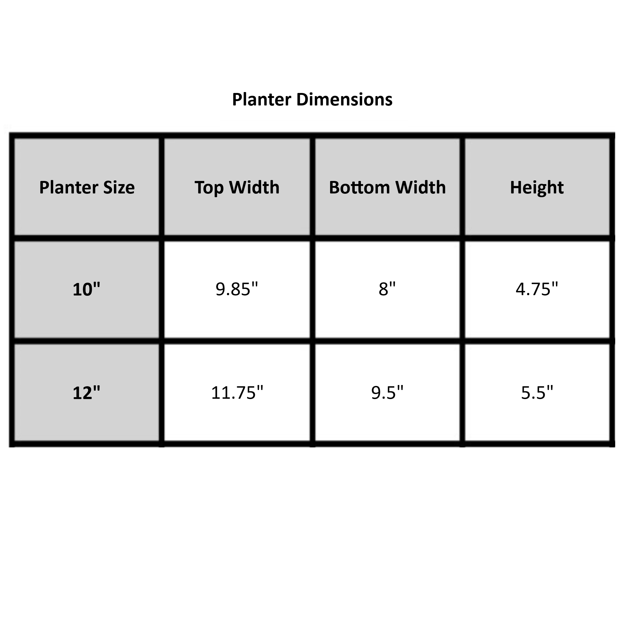 Novelty ArtStone Low Square Ella Planters with Self-Watering System