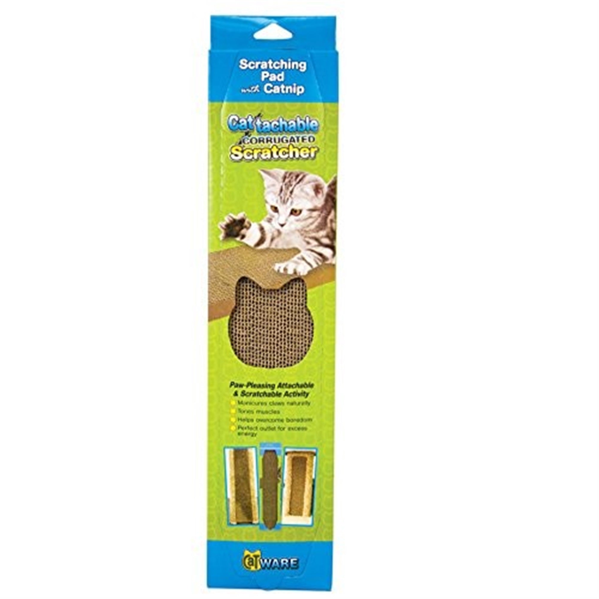 Ware Manufacturing Cattachment Corrugated Cardboard Cat Scratcher