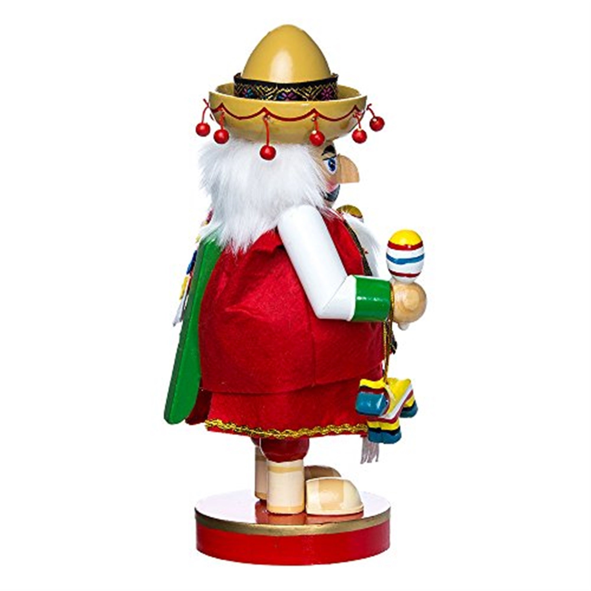 Kurt Adler Chubby Nutcracker Collection, Mexican Nutcracker, 10.25"