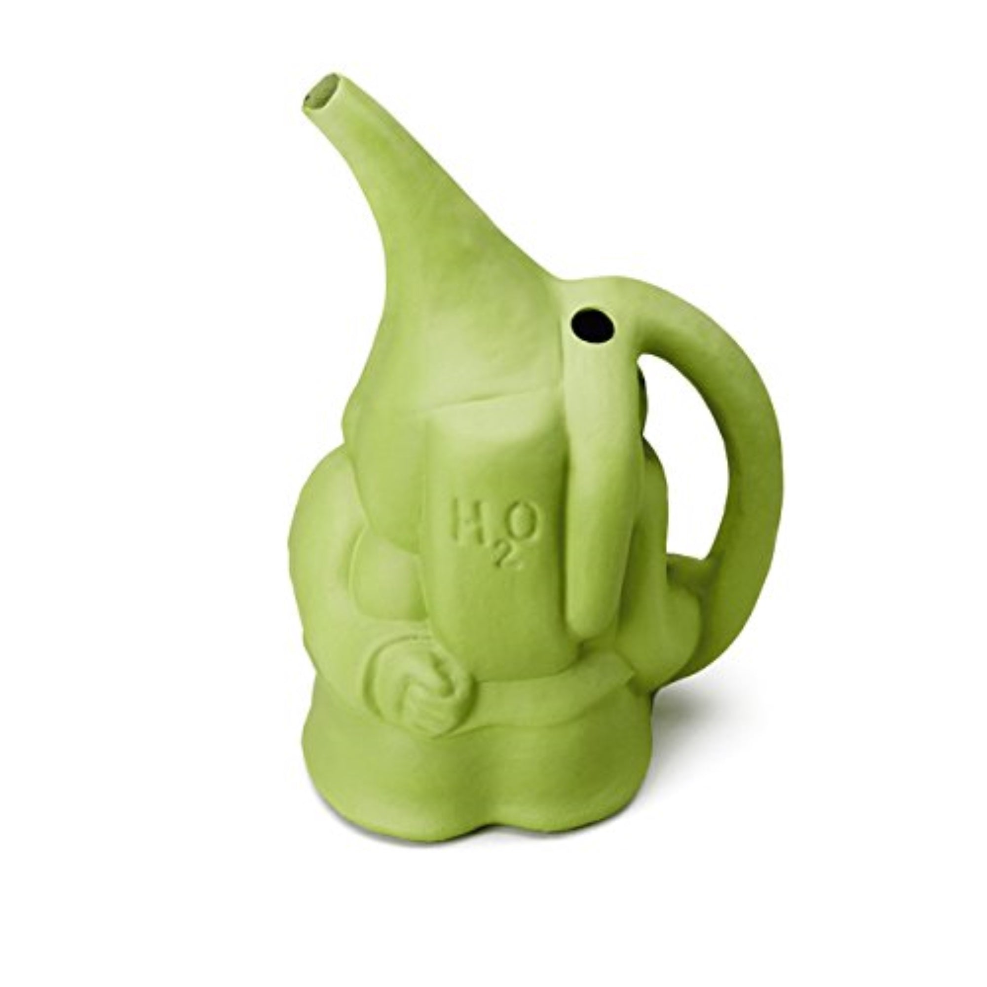 Novelty Gnute the Gnome Plastic Watering Can, Moss Green, 1.5 Gallon Capacity