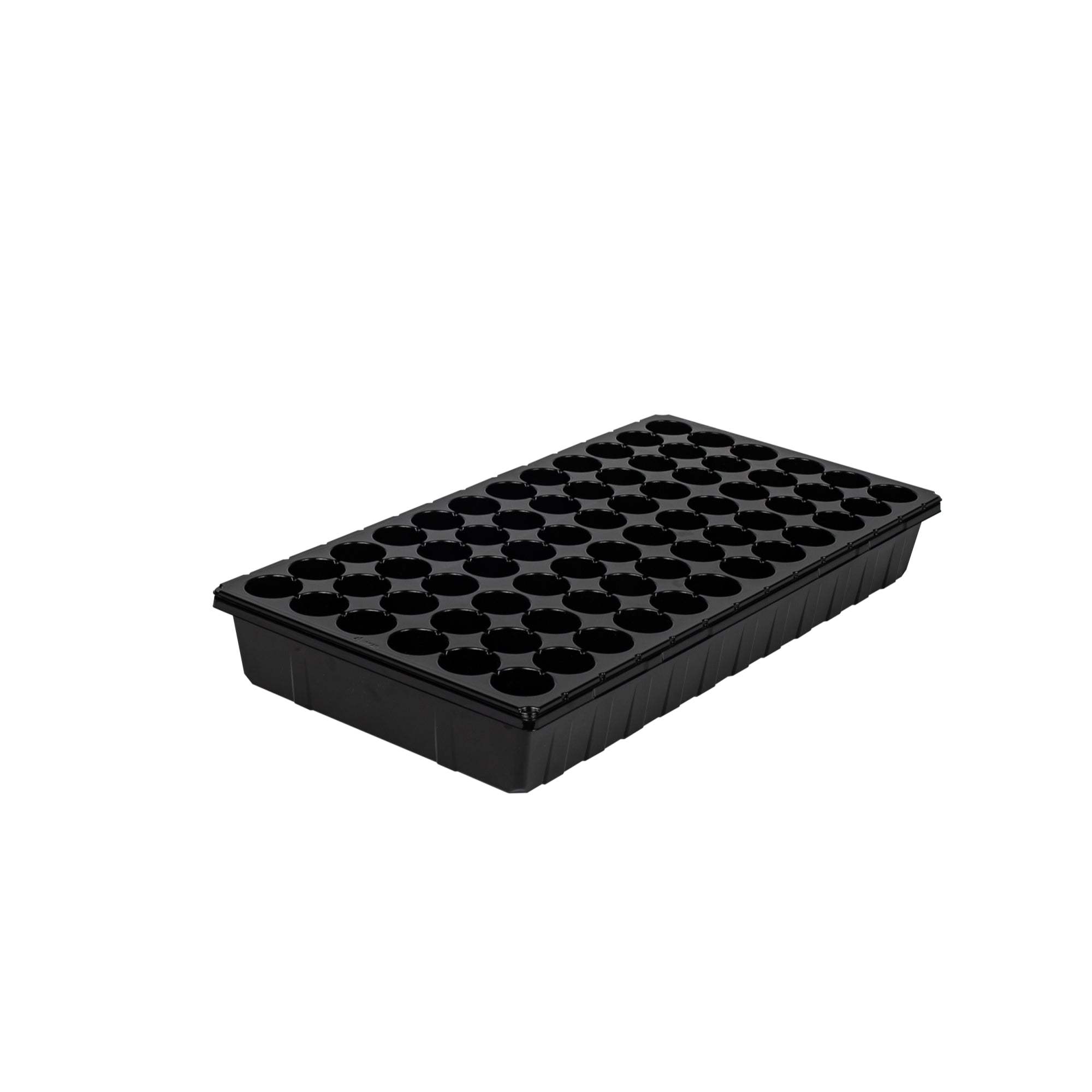 SunPack 21"x11" 72 Cell Round Insert, for Indoor Gardening, Greenhouses and Seeding, Black, fits 10x20 Tray