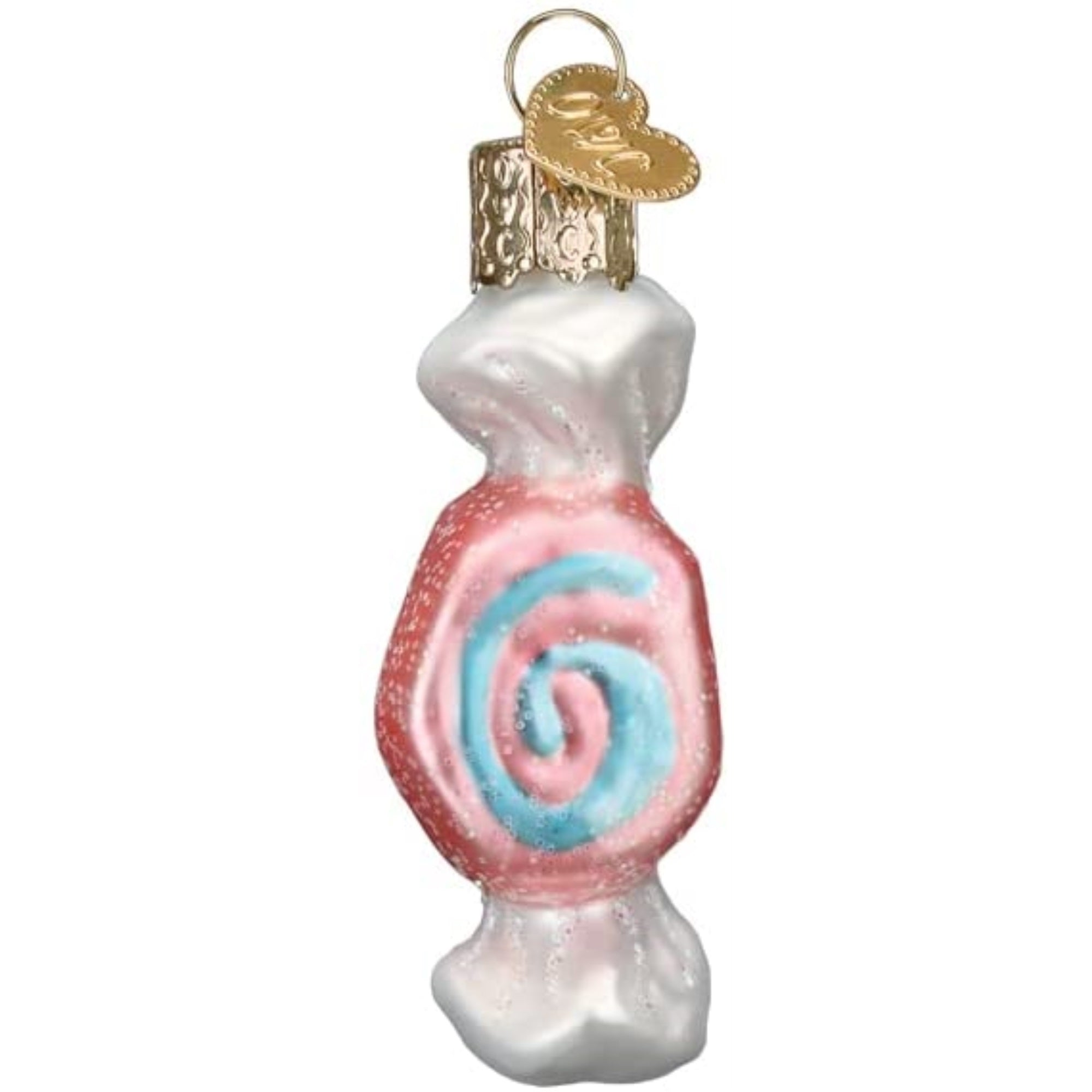 Old World Christmas Glass Blown Tree Ornament, Salt Water Taffy (3-piece set)