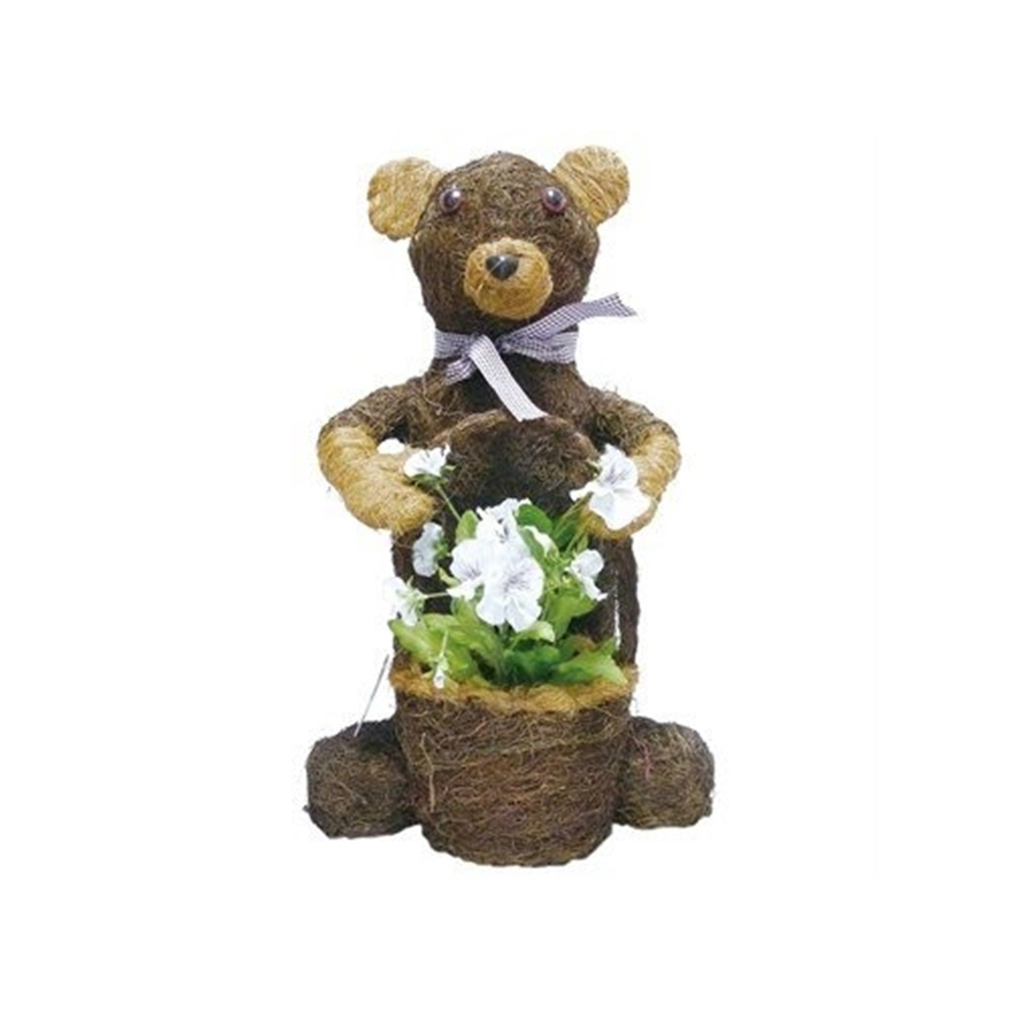 Gardener's Select Brushwood Bear Topiary, Brown 14" (Large)