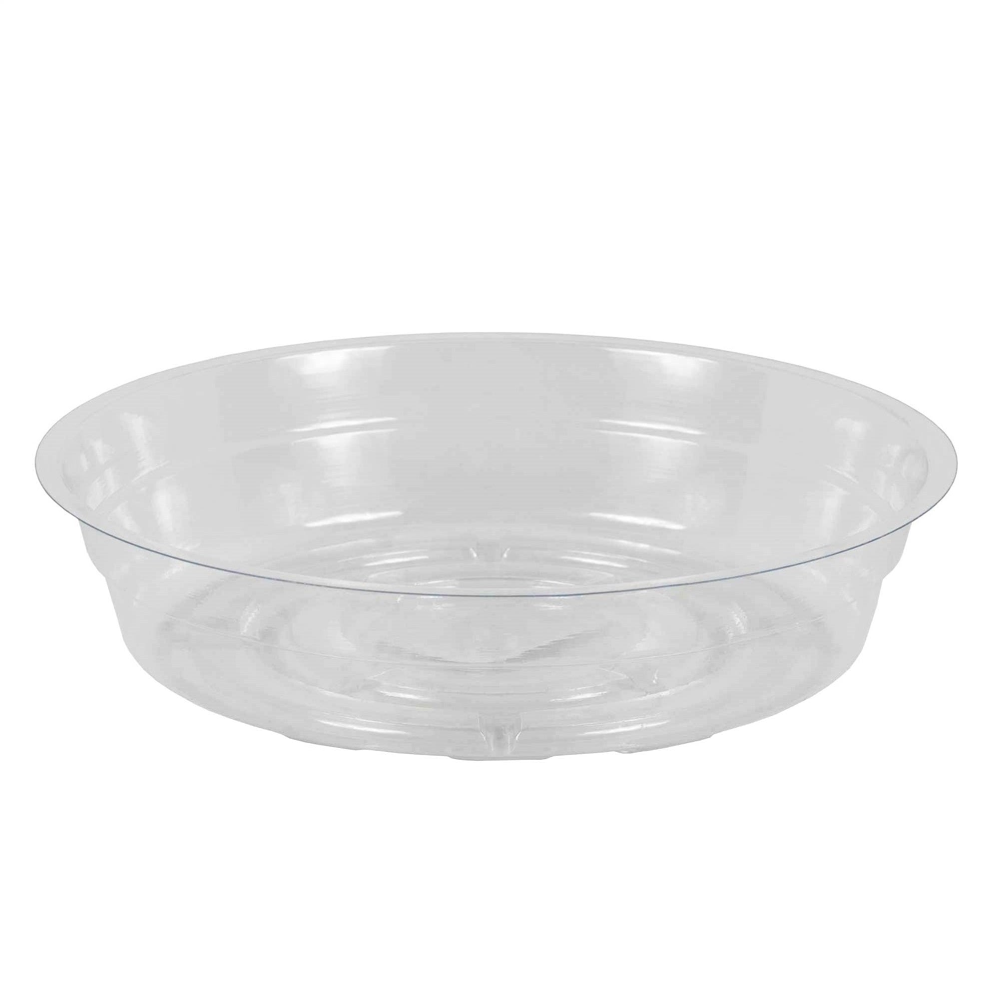 Curtis Wagner Plastics Vinyl Plant Saucer, Clear, 6-Inch Diameter