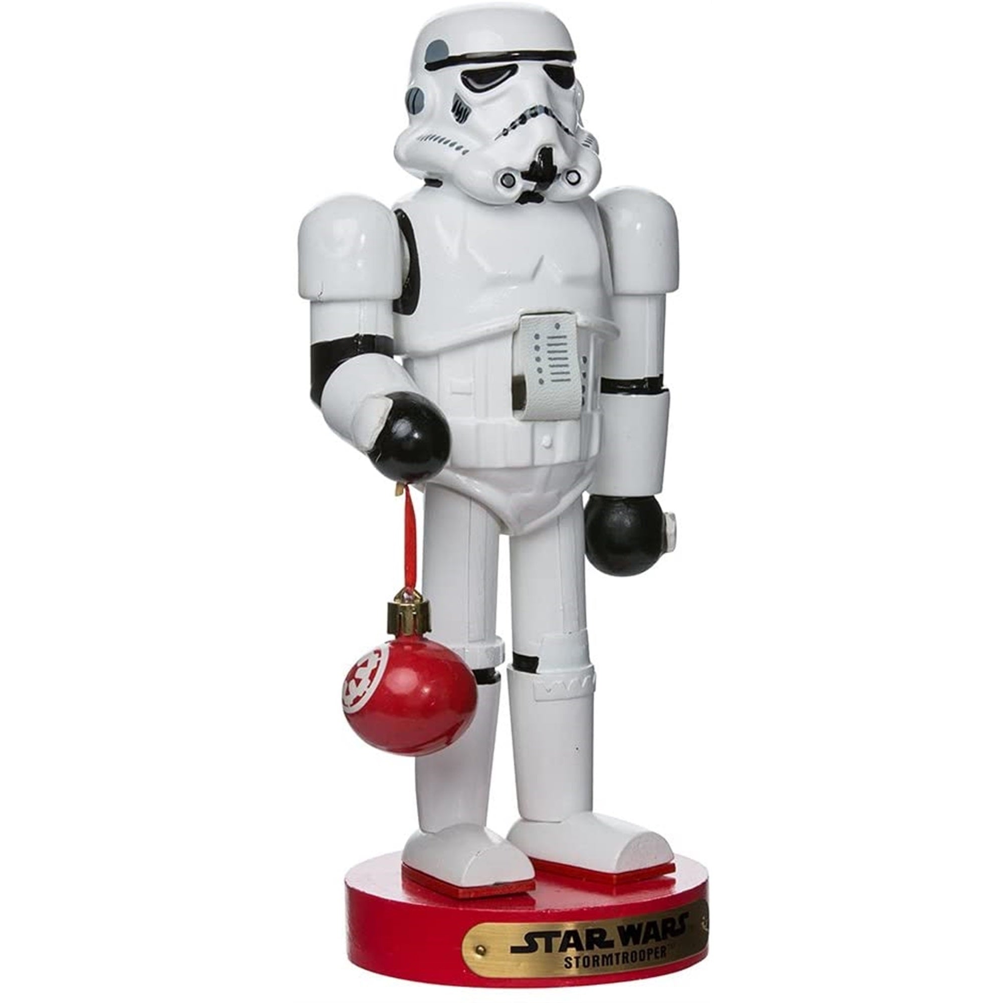 Kurt Adler Star Wars Stormtrooper with Ball Ornament Nutcracker, 12in