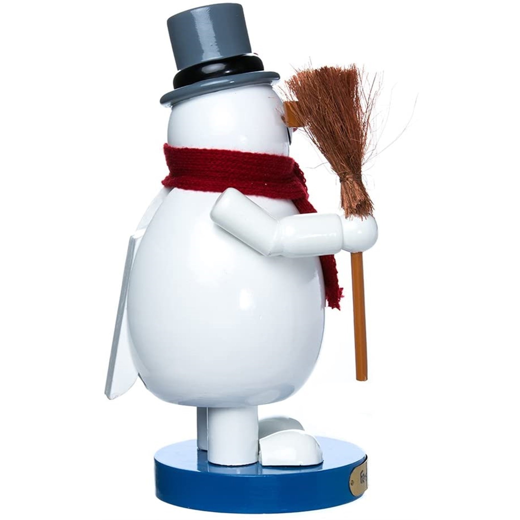 Kurt Adler Wooden Frosty the Snowman Nutcracker, 10"