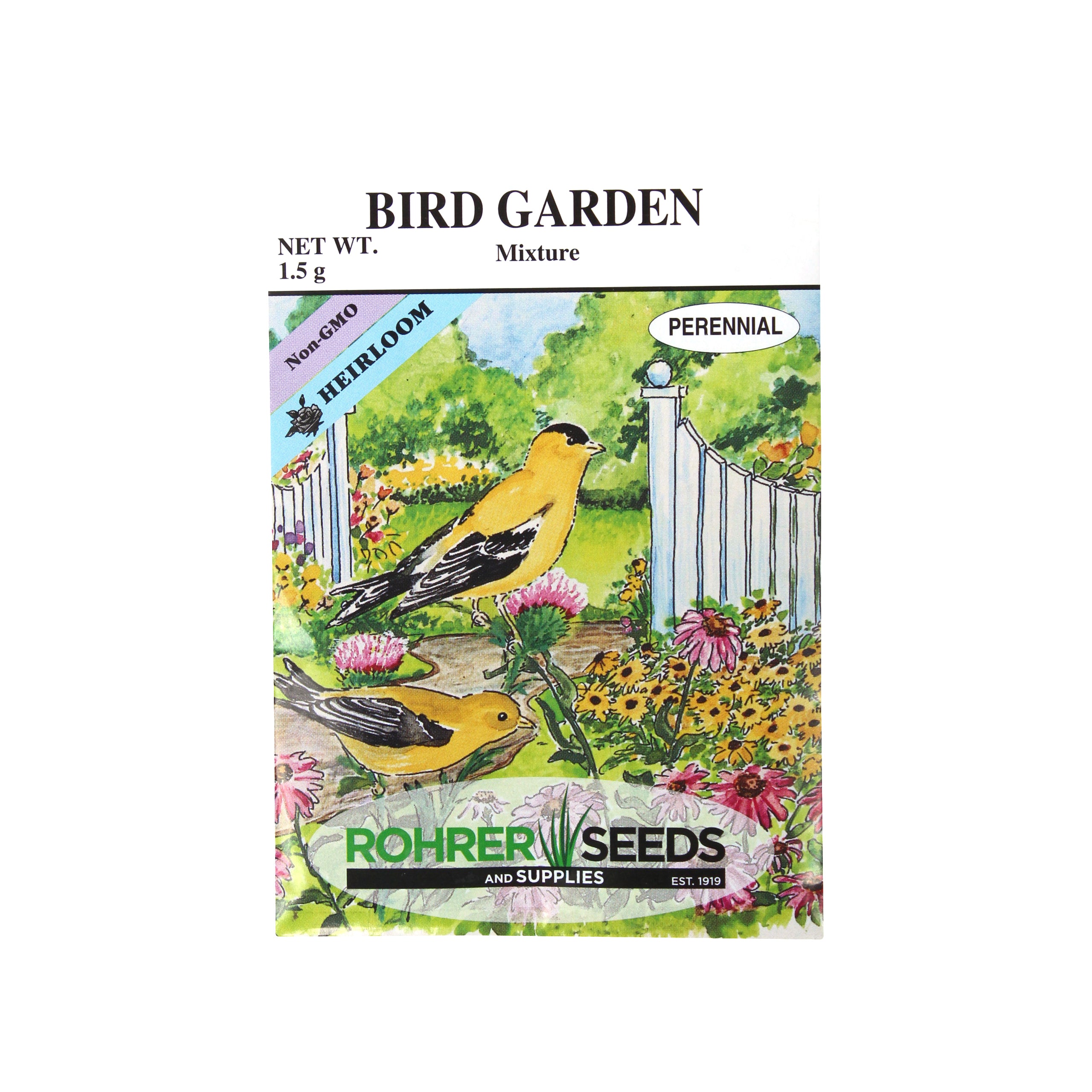 Rohrer Seeds Songbird Garden Mixture, Approx 450 Seeds/Packet