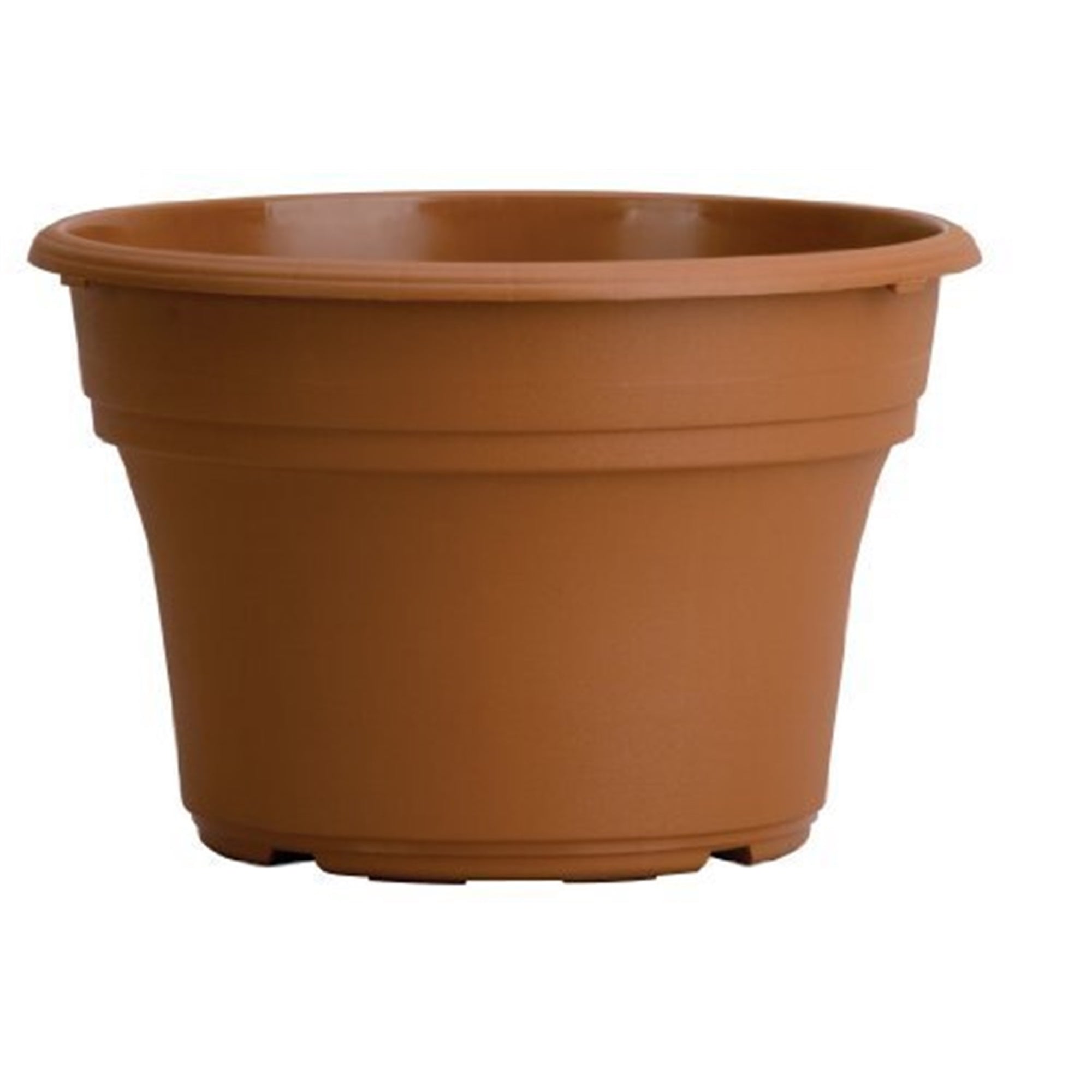 The HC Companies PA12000E22 Panterra Plastic Flower Pot, Clay Color, 12-Inch