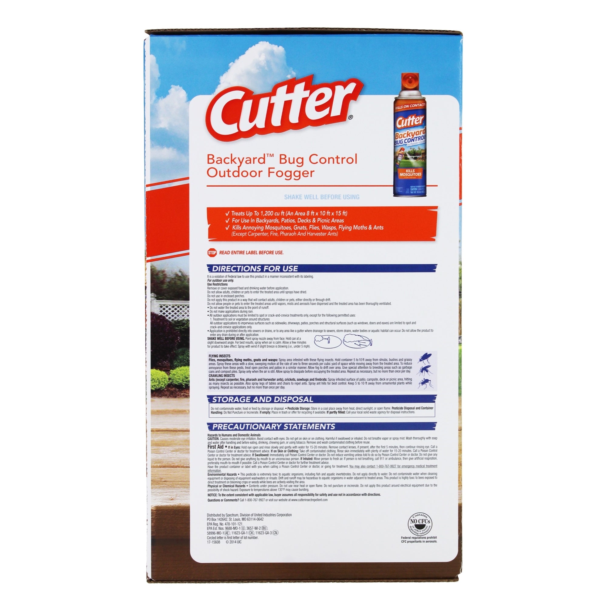 Cutter Outdoor Bug Control Pack, 4 products in 1 pack