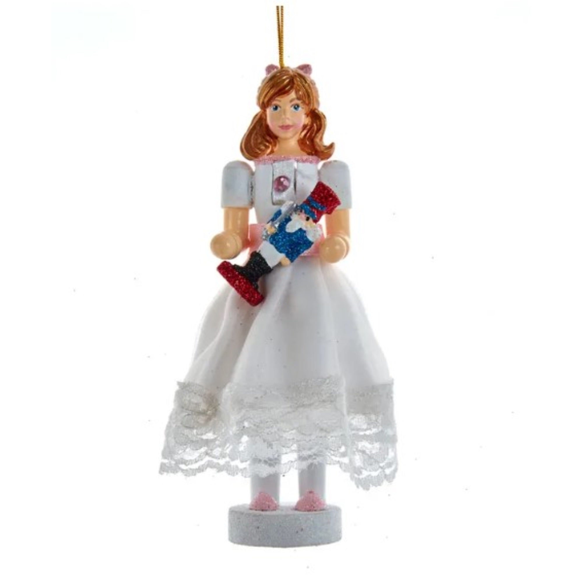 Kurt Adler Ornament For Christmas Tree, Hollywood Nutcrackers Ornament, Clara 6"