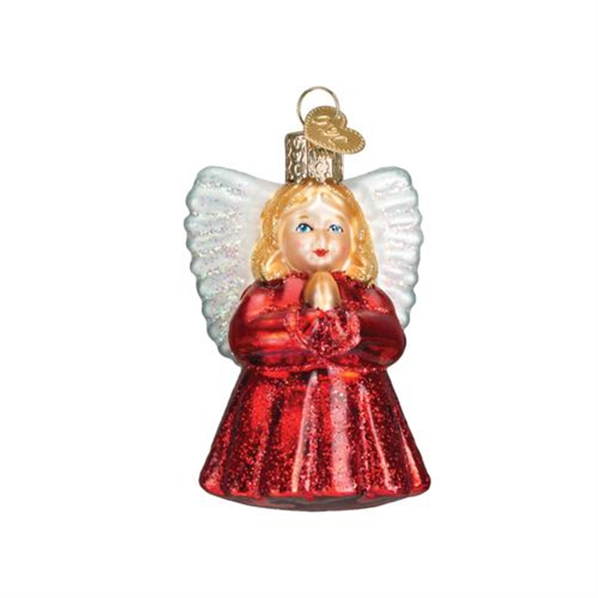 Old World Christmas Glass Blown Ornaments Tree Baby Angel
