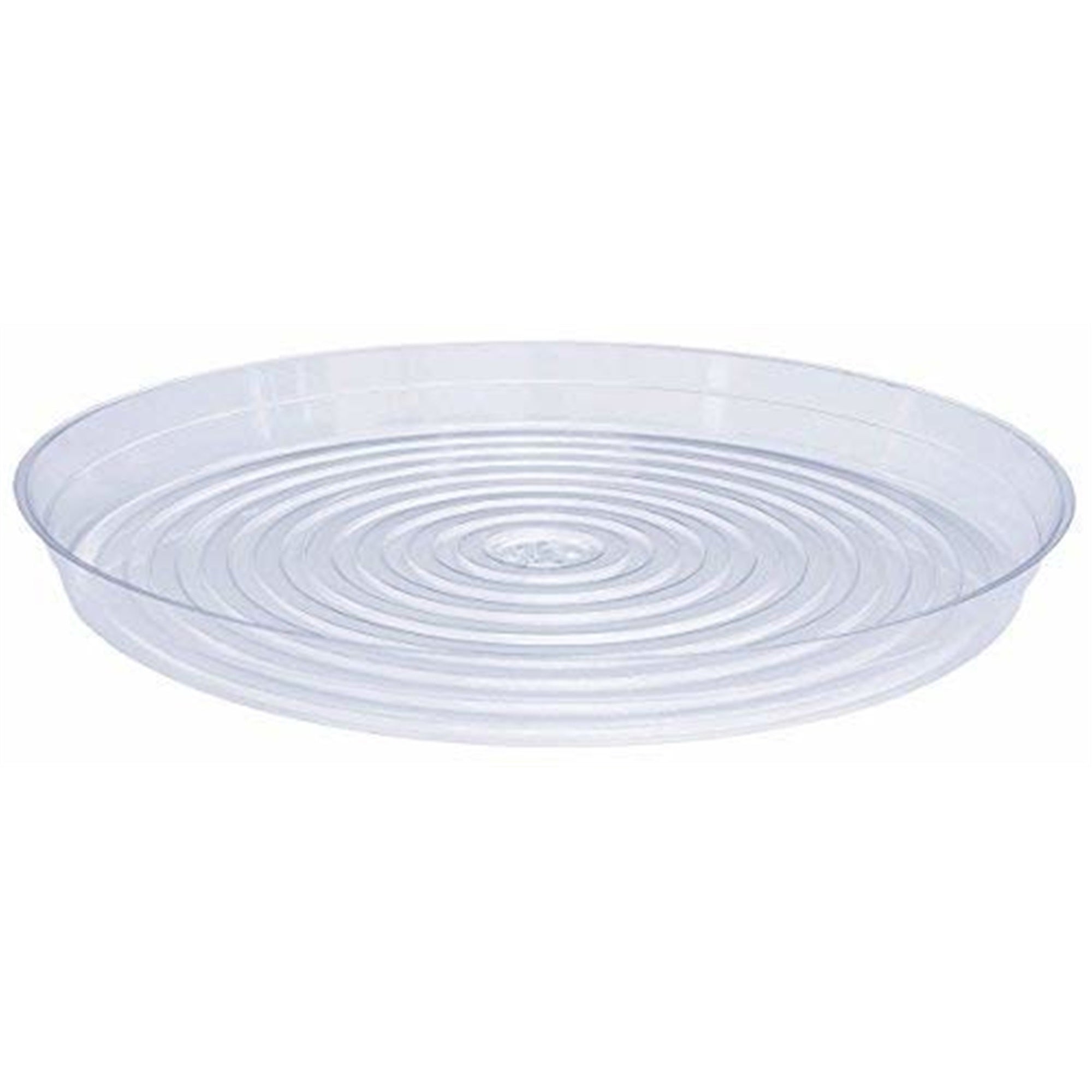 Curtis Wagner Plastics Vinyl Plant Saucer, Clear, 16-Inch Diameter