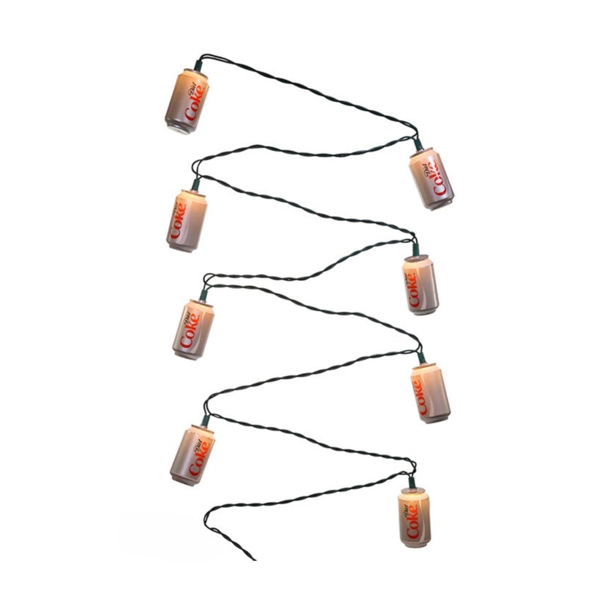 Kurt Adler Indoor/Outdoor String 10-Light Set, Diet Coca-Cola Lights, 11.5 feet