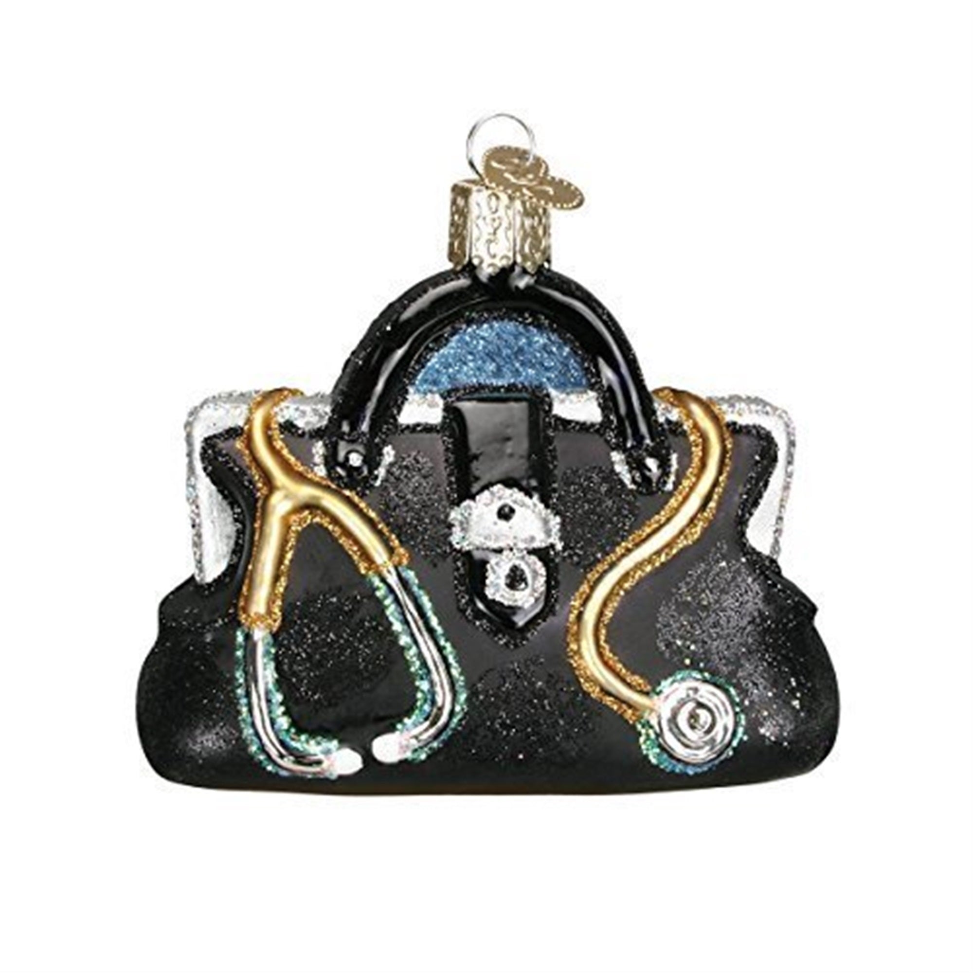 Old World Christmas Blown Glass Ornament, Doctor's Bag