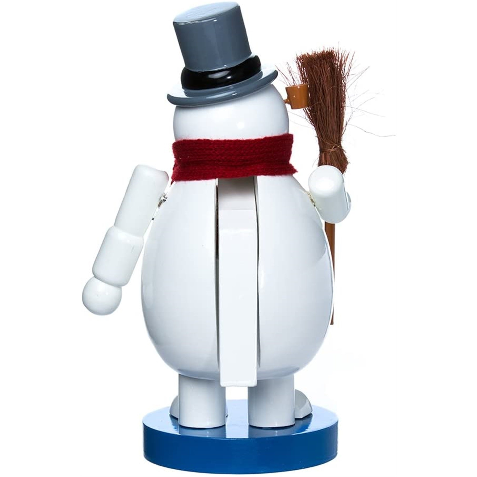 Kurt Adler Wooden Frosty the Snowman Nutcracker, 10"